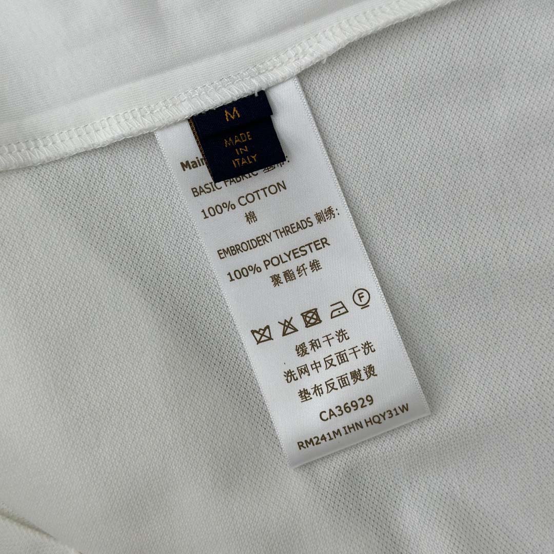 Louis Vuitton Embroidered T-Shirt   1AIMKH - DesignerGu
