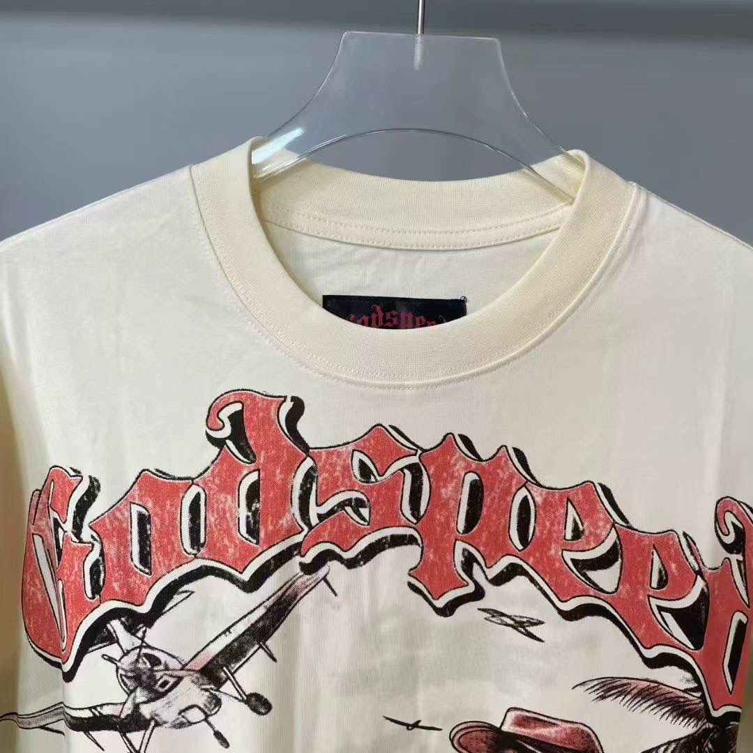 Godspeed Chasing Aloha Tee 'Bone' - DesignerGu