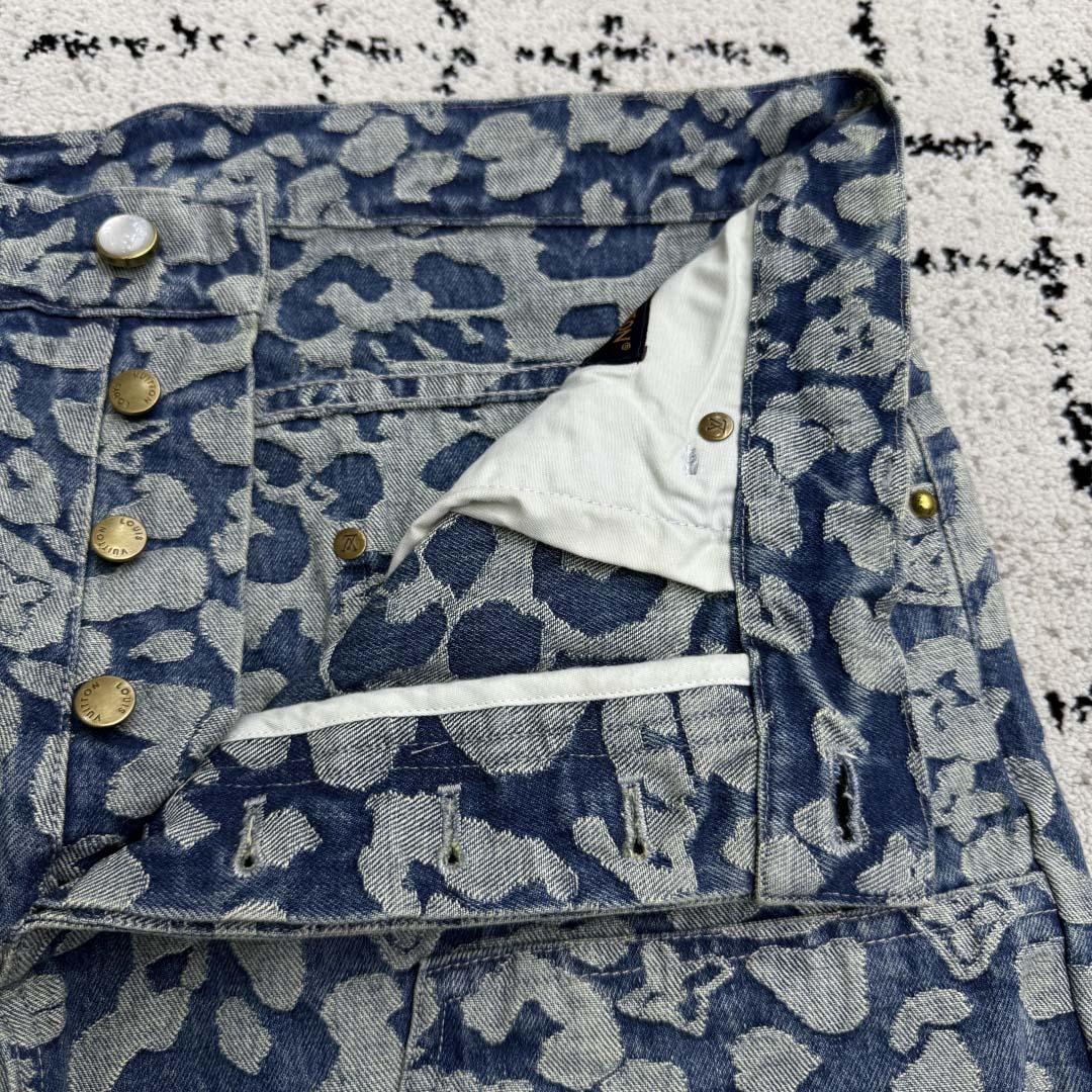 Louis Vuitton Jacquard Workwear Denim Pants   1AILS9 - DesignerGu