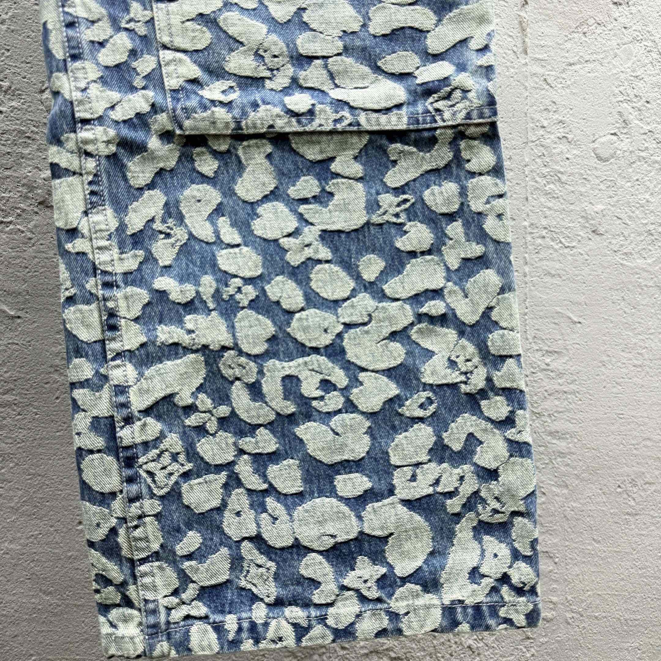 Louis Vuitton Jacquard Workwear Denim Pants   1AILS9 - DesignerGu