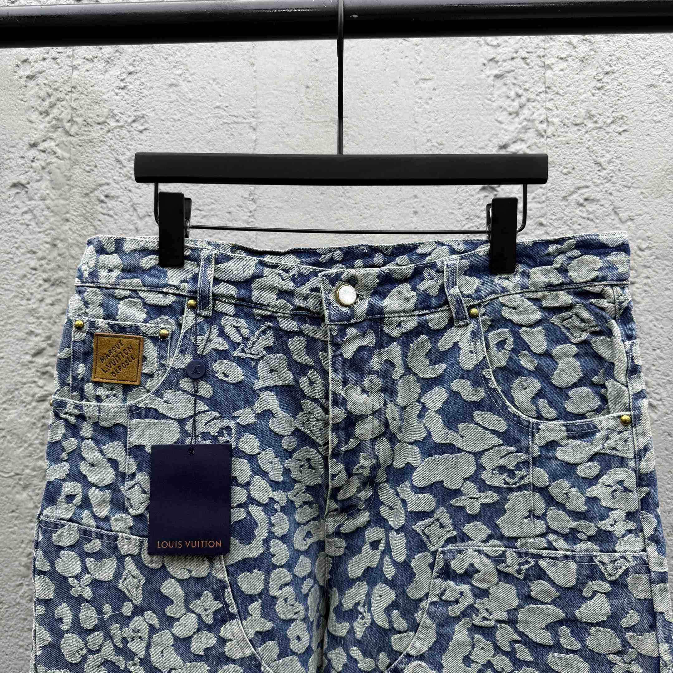 Louis Vuitton Jacquard Workwear Denim Pants   1AILS9 - DesignerGu