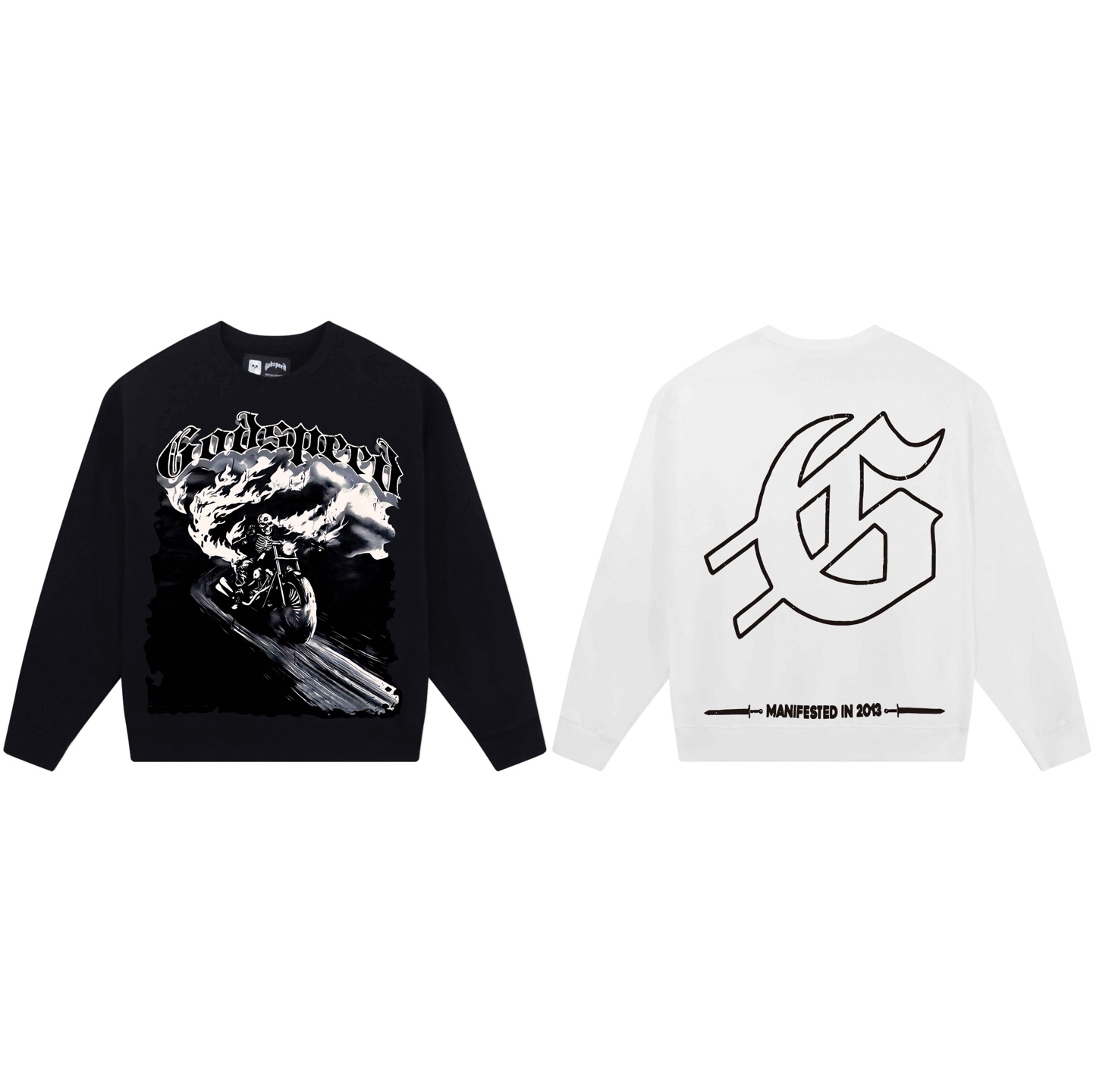 Godspeed Cotton Sweatshirt - DesignerGu