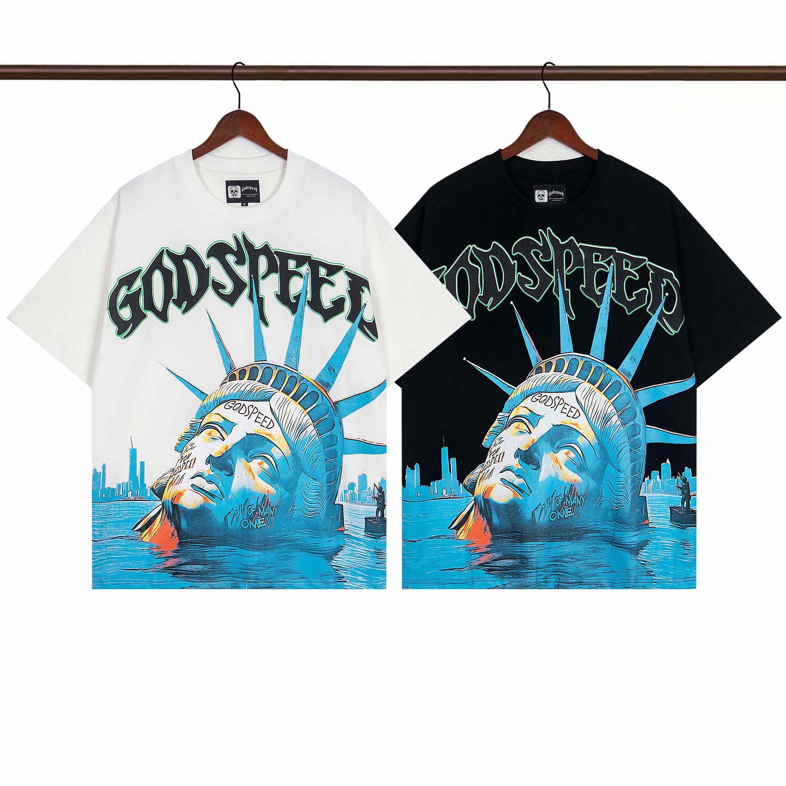 Godspeed Sunken Liberty Short Sleeve T-Shirt - DesignerGu