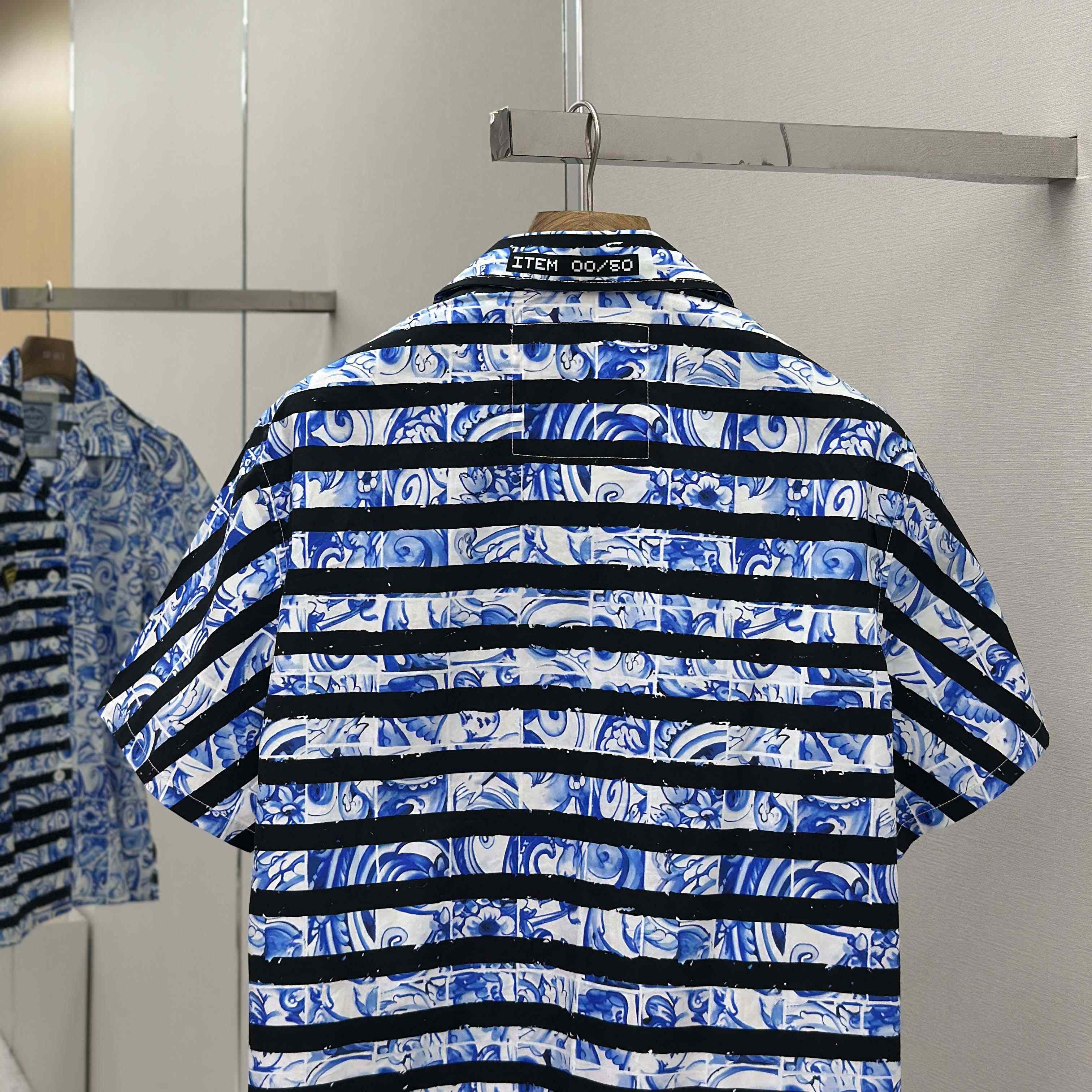 Prada Timecapsule Printed Cotton Shirt - DesignerGu