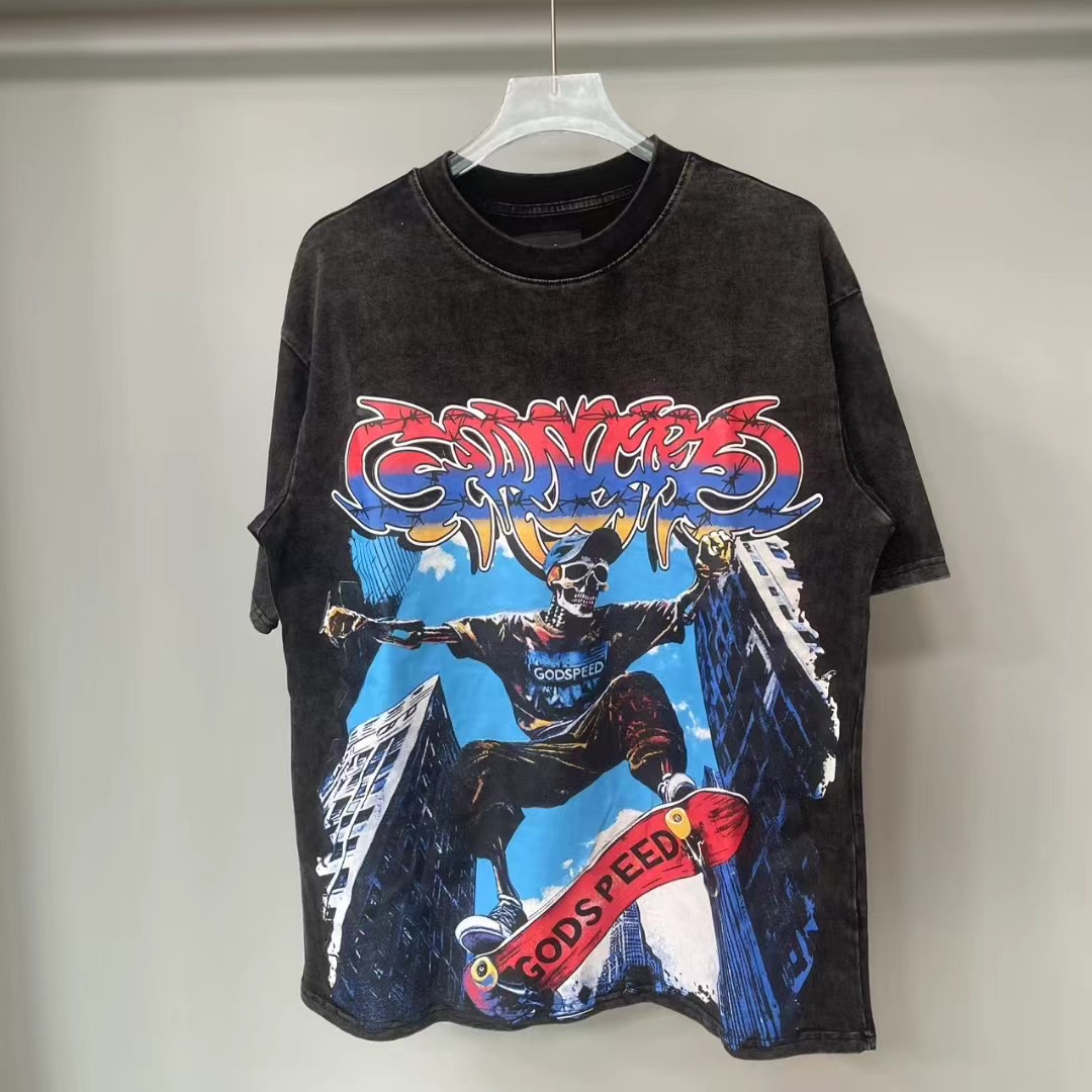 Godspeed Ollie T-shirt Grey  - DesignerGu