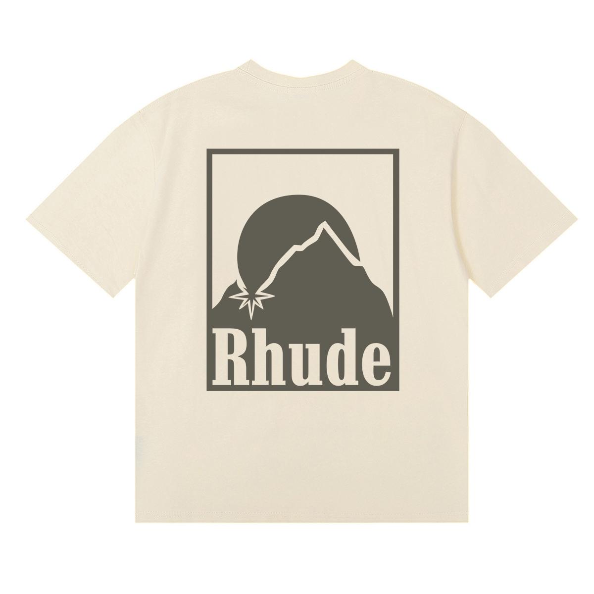 Rhude Off- Moonlight Badge T-Shirt - DesignerGu