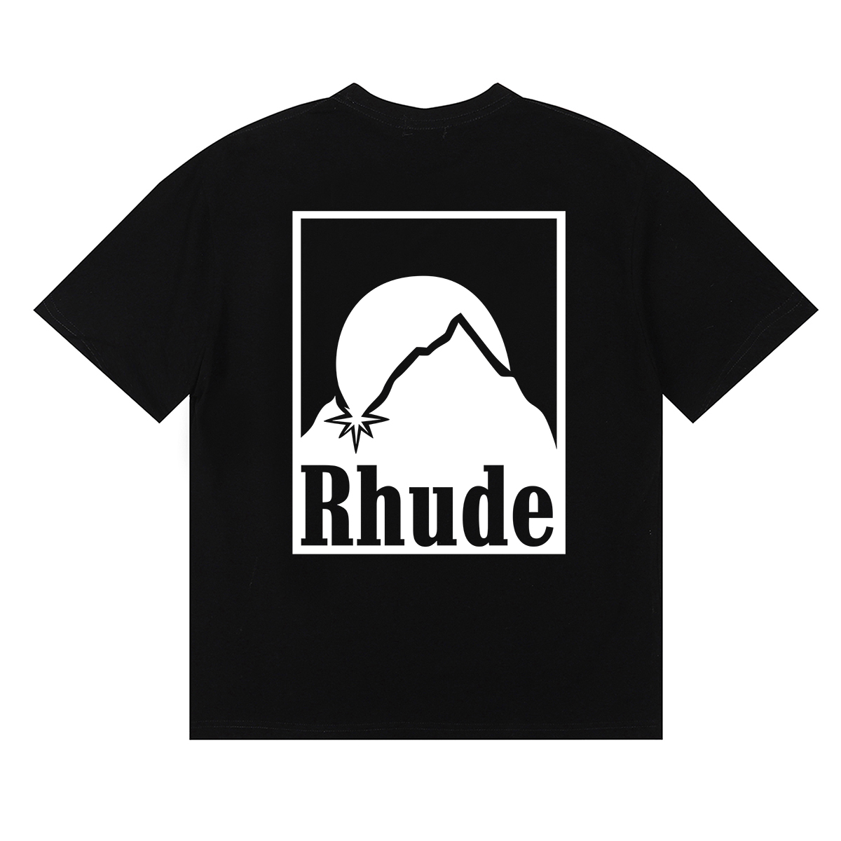 Rhude Off- Moonlight Badge T-Shirt - DesignerGu