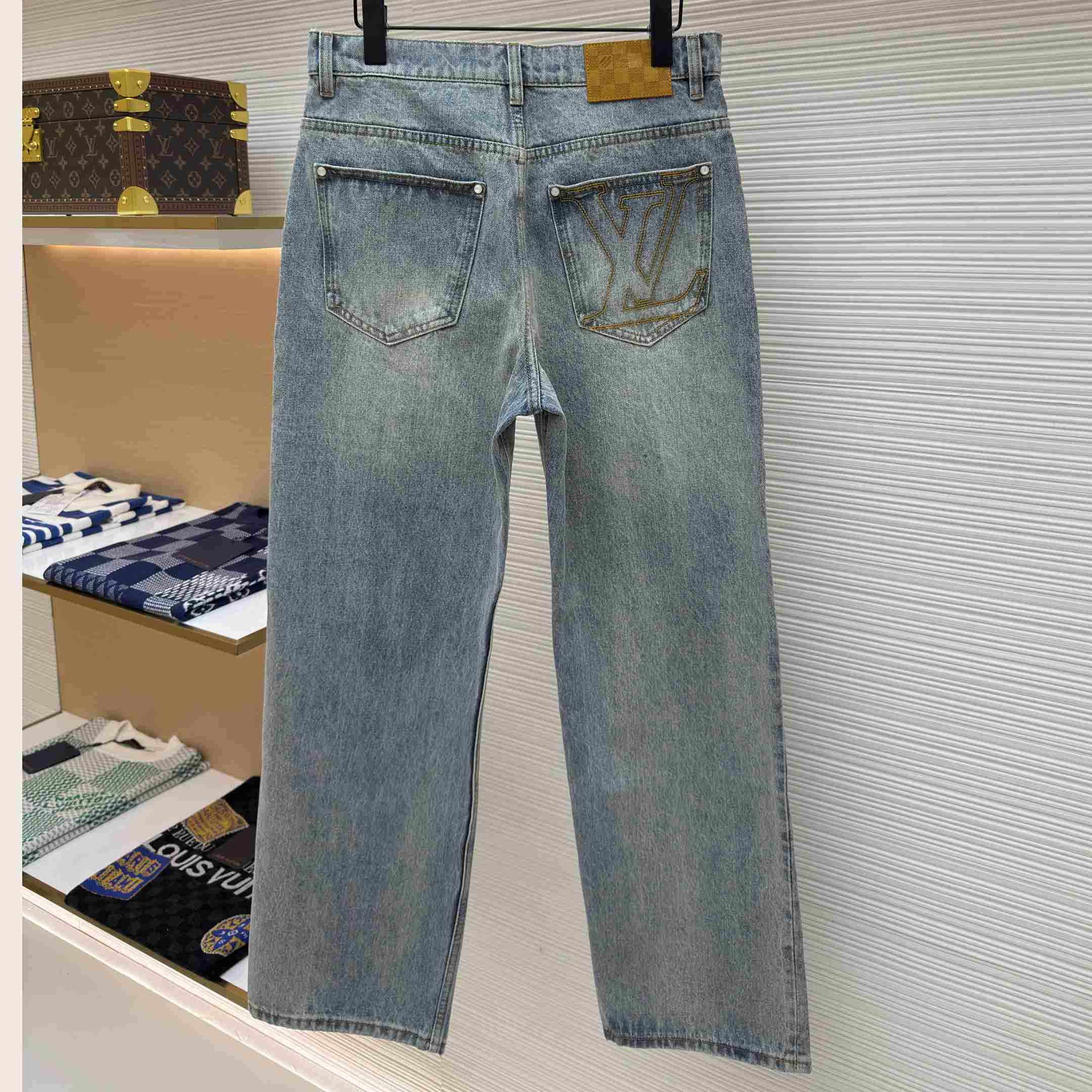 Louis Vuitton Slim Fit Denim Pants   1AGIXW - DesignerGu
