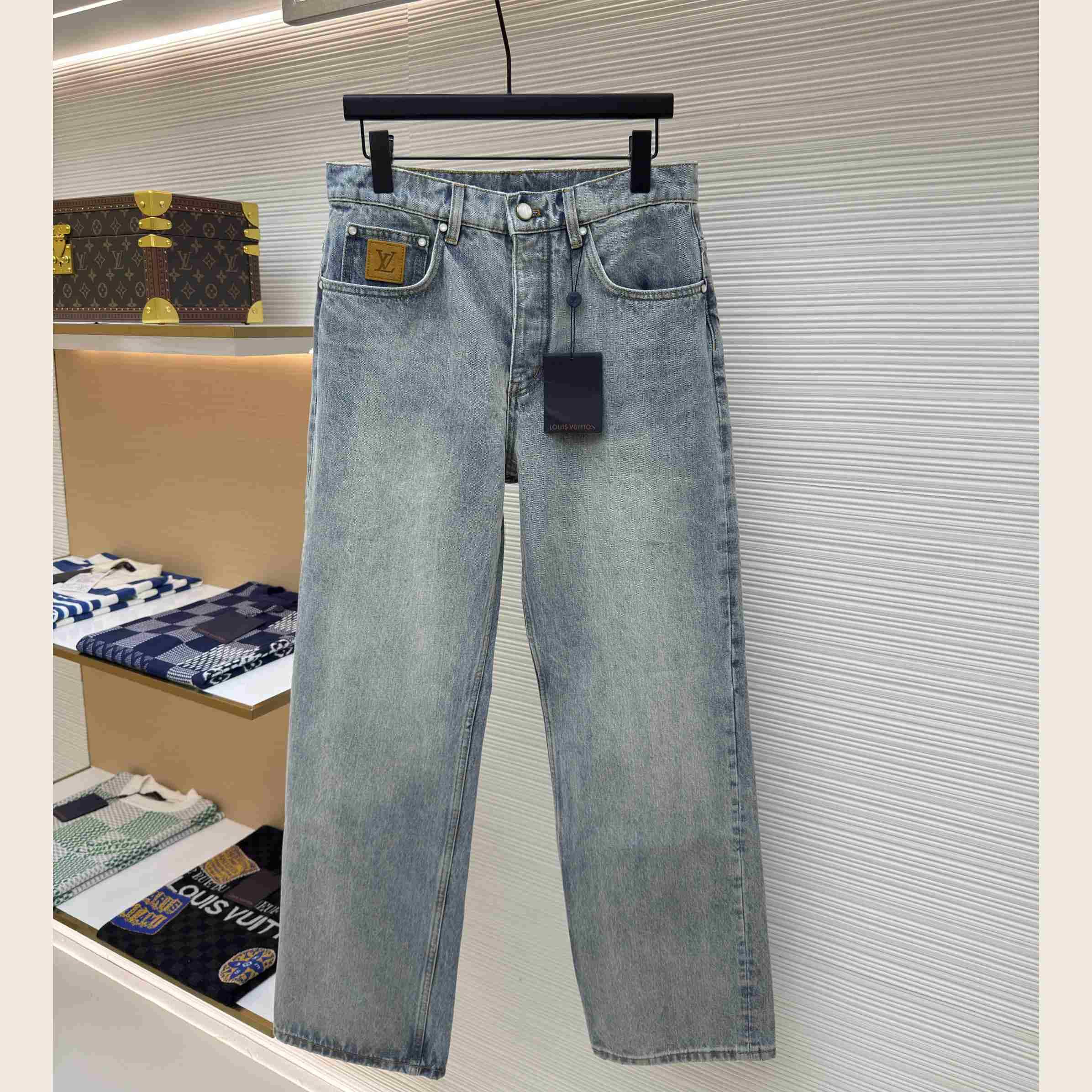 Louis Vuitton Slim Fit Denim Pants   1AGIXW - DesignerGu
