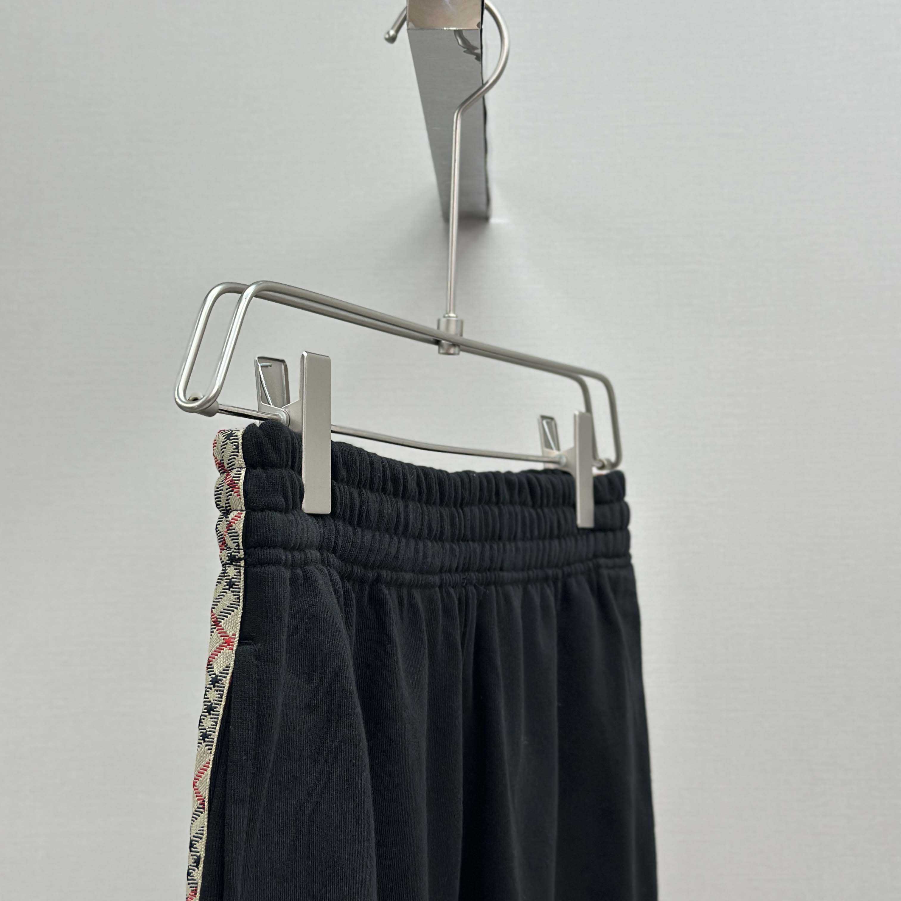 Burberry Check Trim Cotton Jogging Pants - DesignerGu