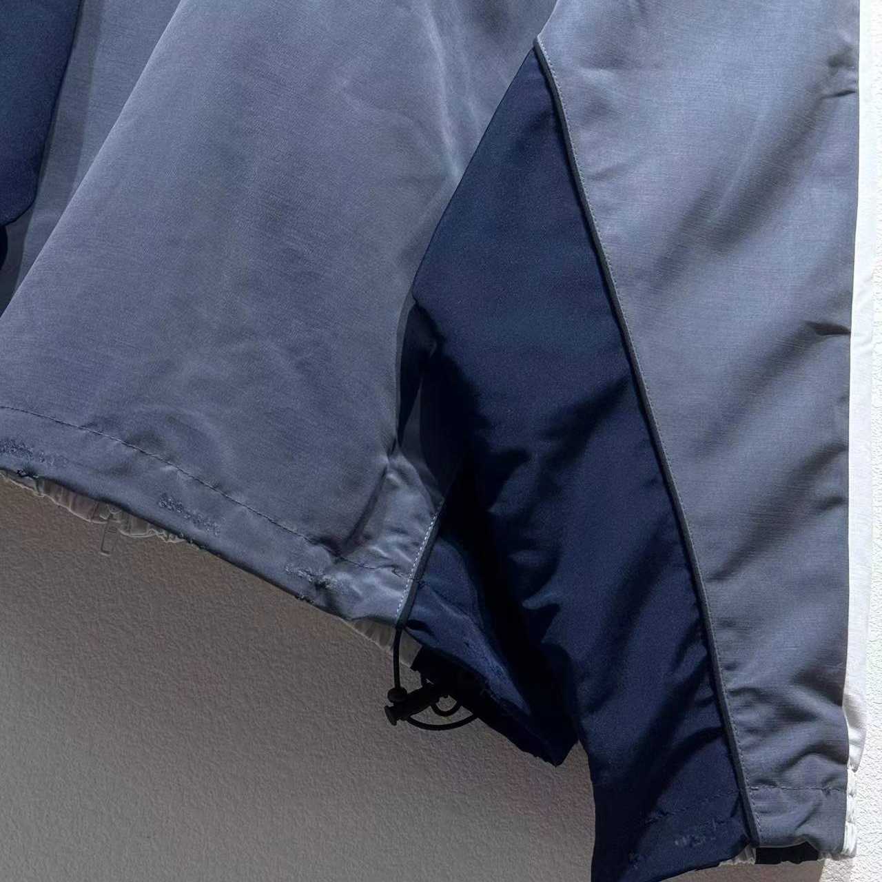 Balenciaga 50/50 Tracksuit Jacket In White And Grey - DesignerGu