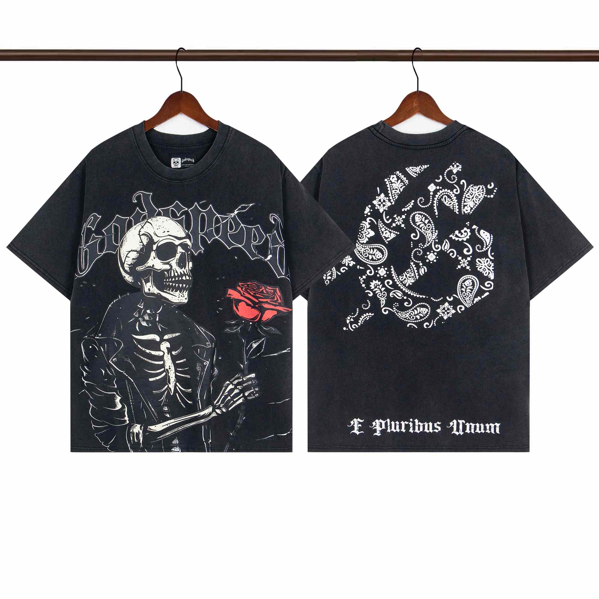 Godspeed "Valentine" Black T-Shirt - DesignerGu