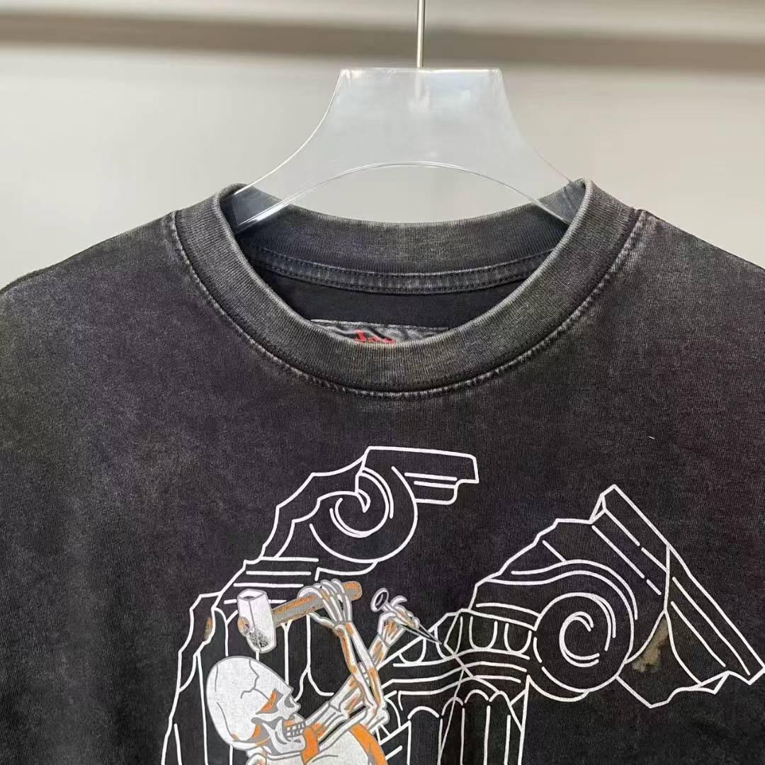 Godspeed Mens Etched in Glory Crew Neck T-Shirt Black - DesignerGu