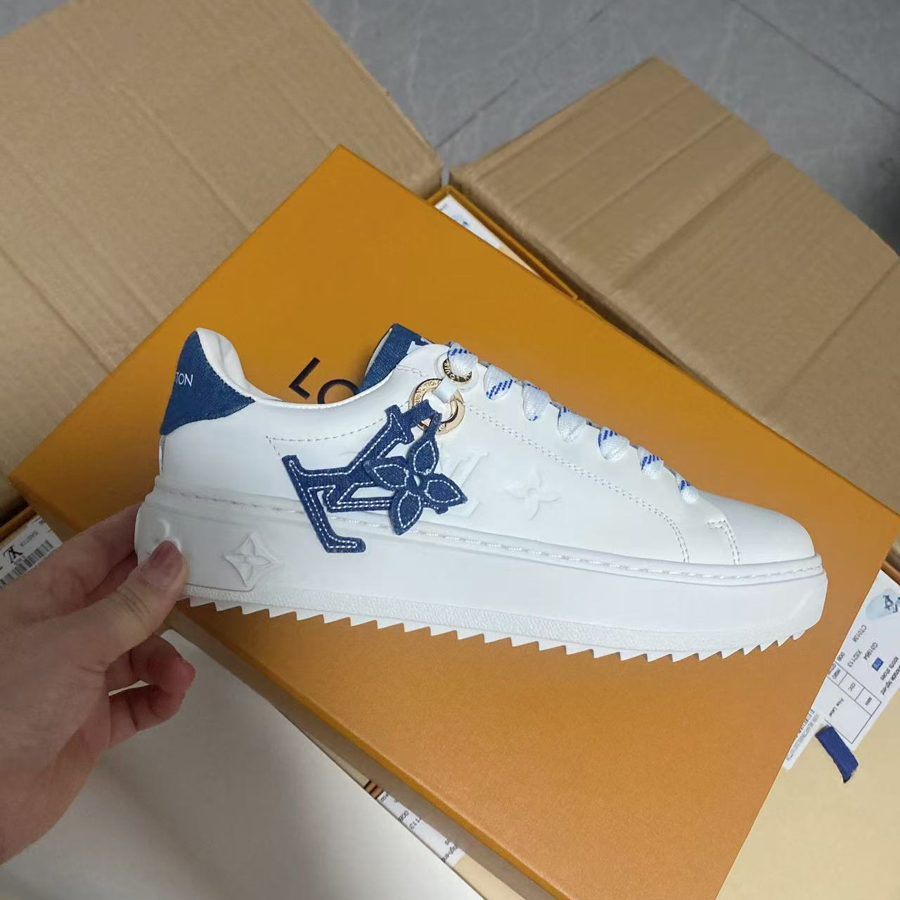 Louis Vuitton Time Out Sneaker    - DesignerGu