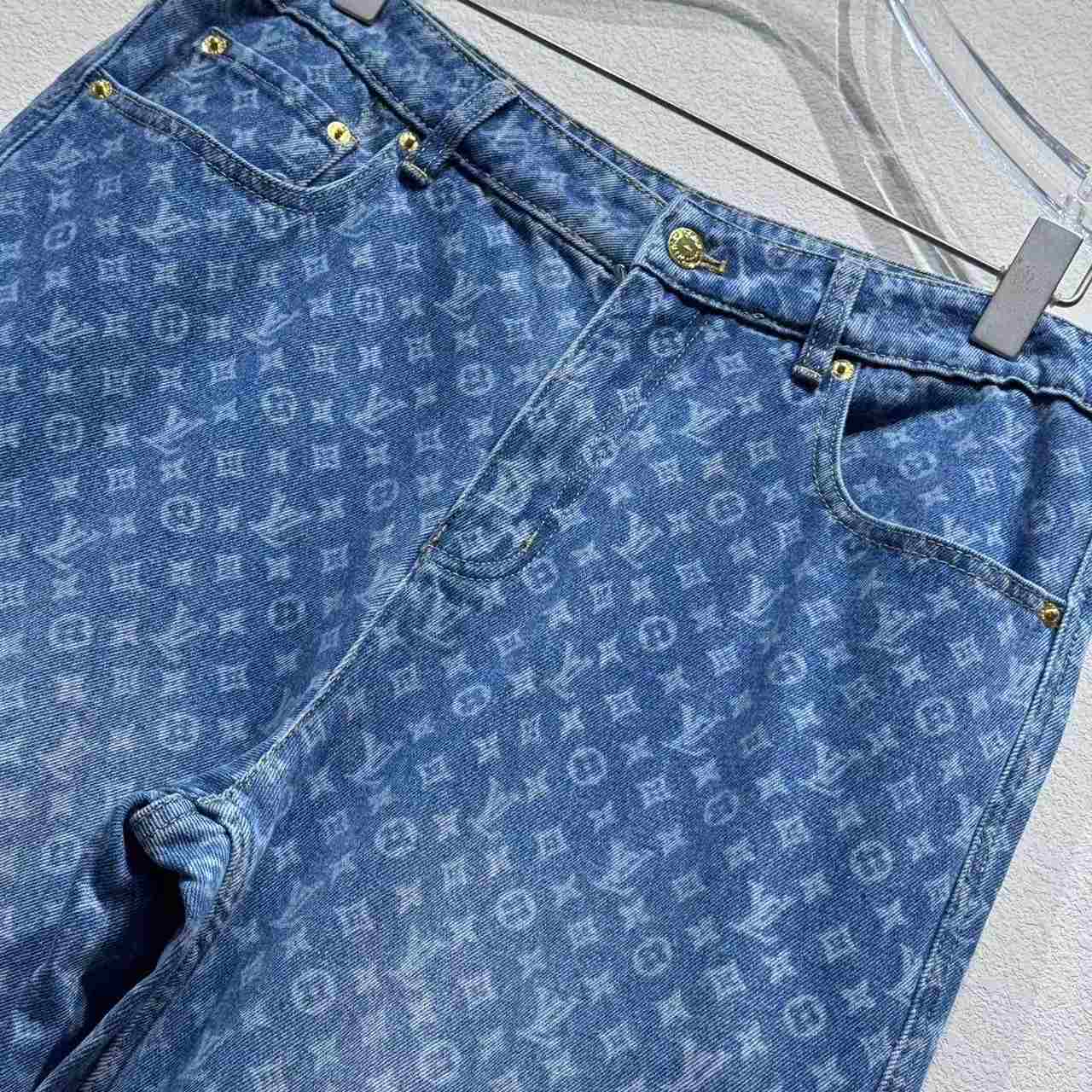 Louis Vuitton Monogram Flared Jeans   1AHENS - DesignerGu
