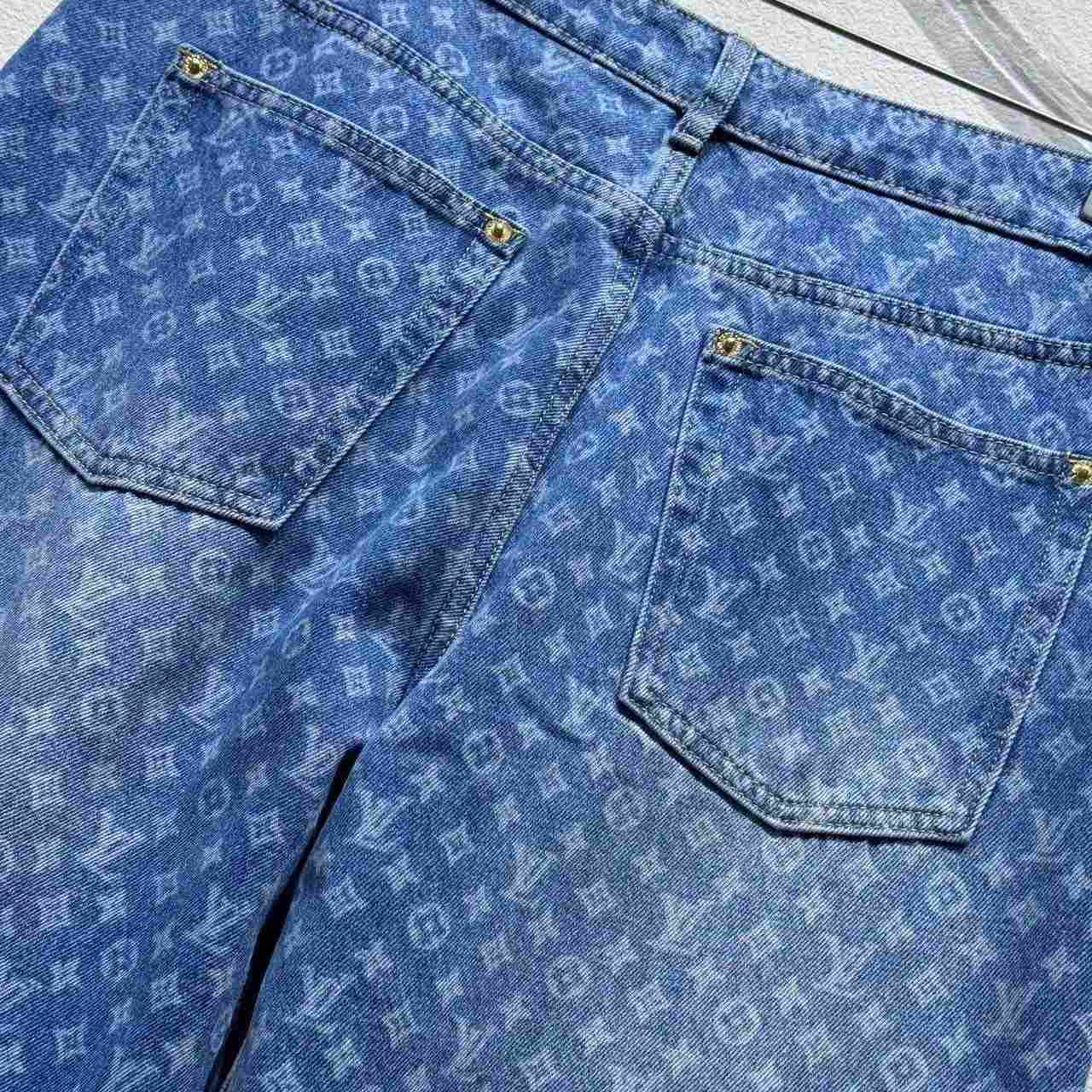 Louis Vuitton Monogram Flared Jeans   1AHENS - DesignerGu