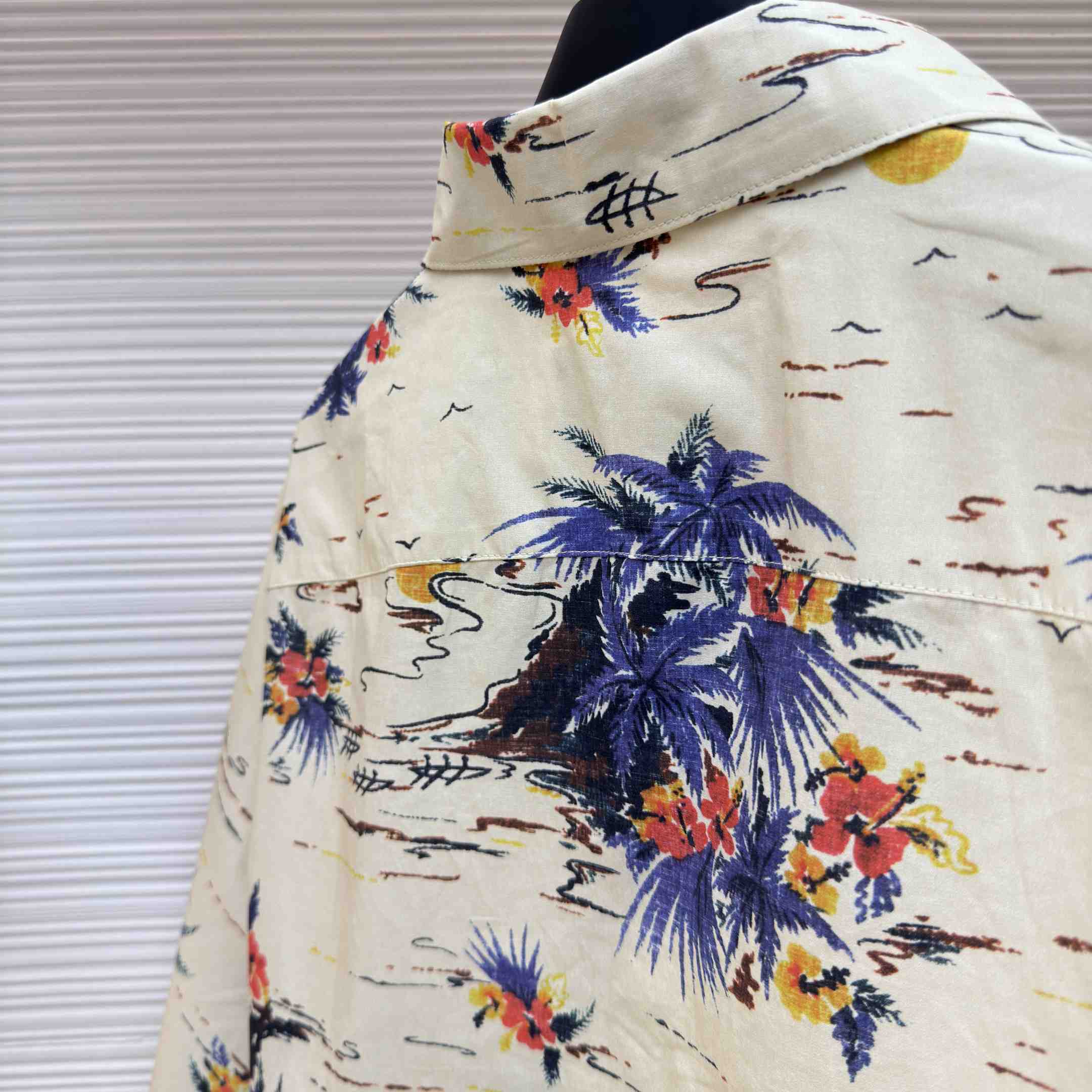 Prada Printed Cotton Bowling Shirt - DesignerGu