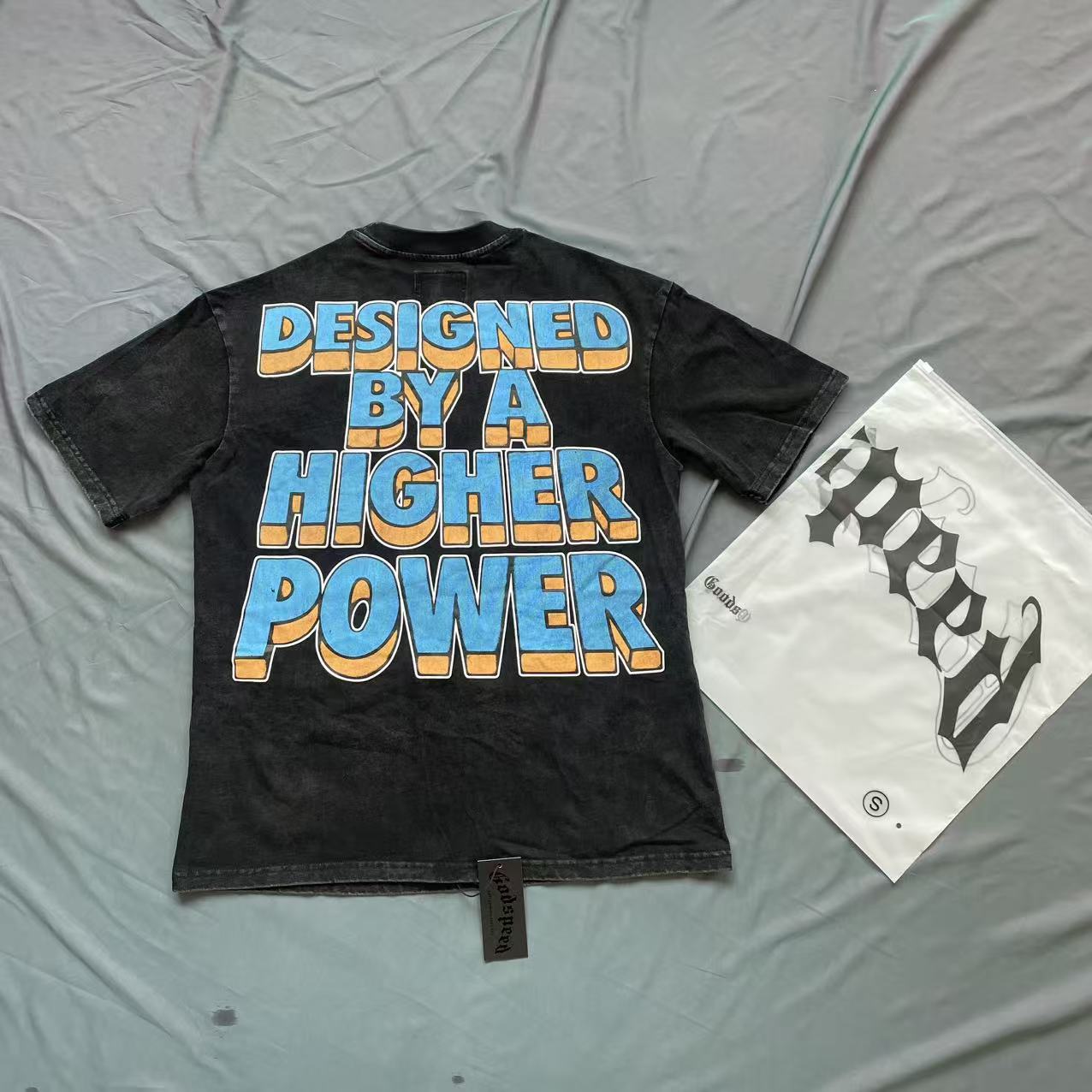 Godspeed Galaxsee Grey Wash Godspeed Tee - DesignerGu