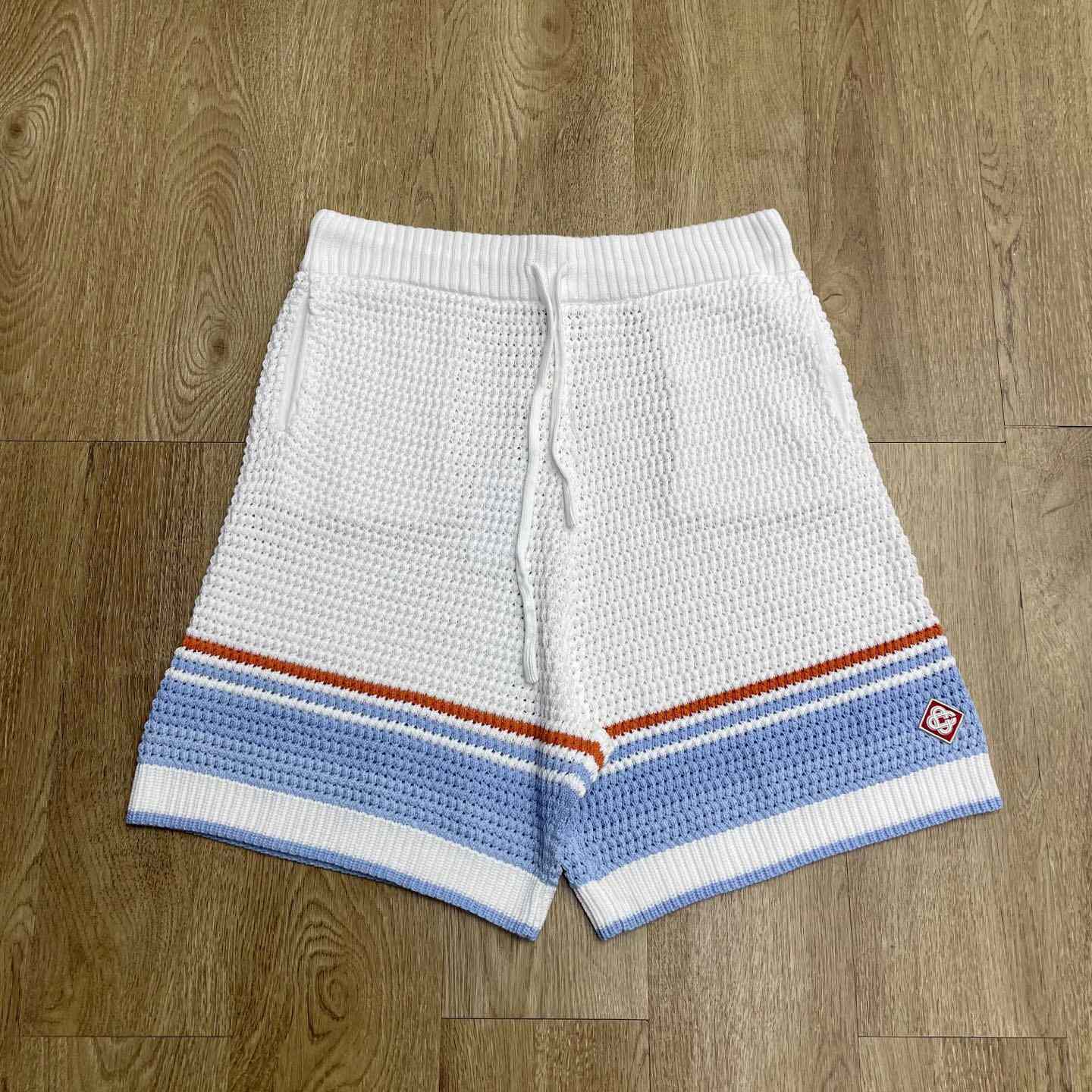 Casablanca Cotton Tennis Crochet Shorts    D0104 - DesignerGu