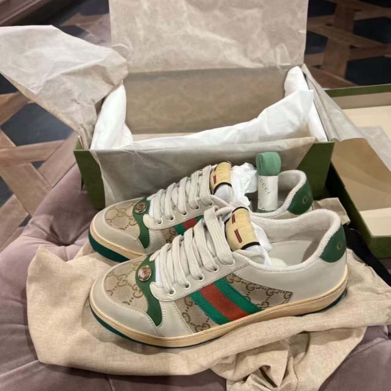 Gucci Screener Sneaker - DesignerGu
