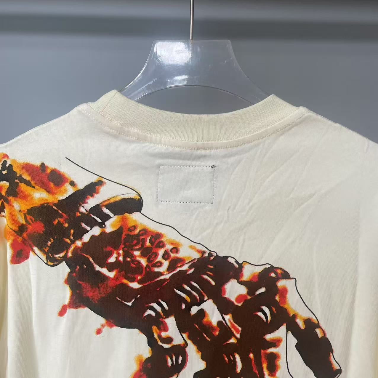 Godspeed Balaclava Szn Tee Bone/Red - DesignerGu