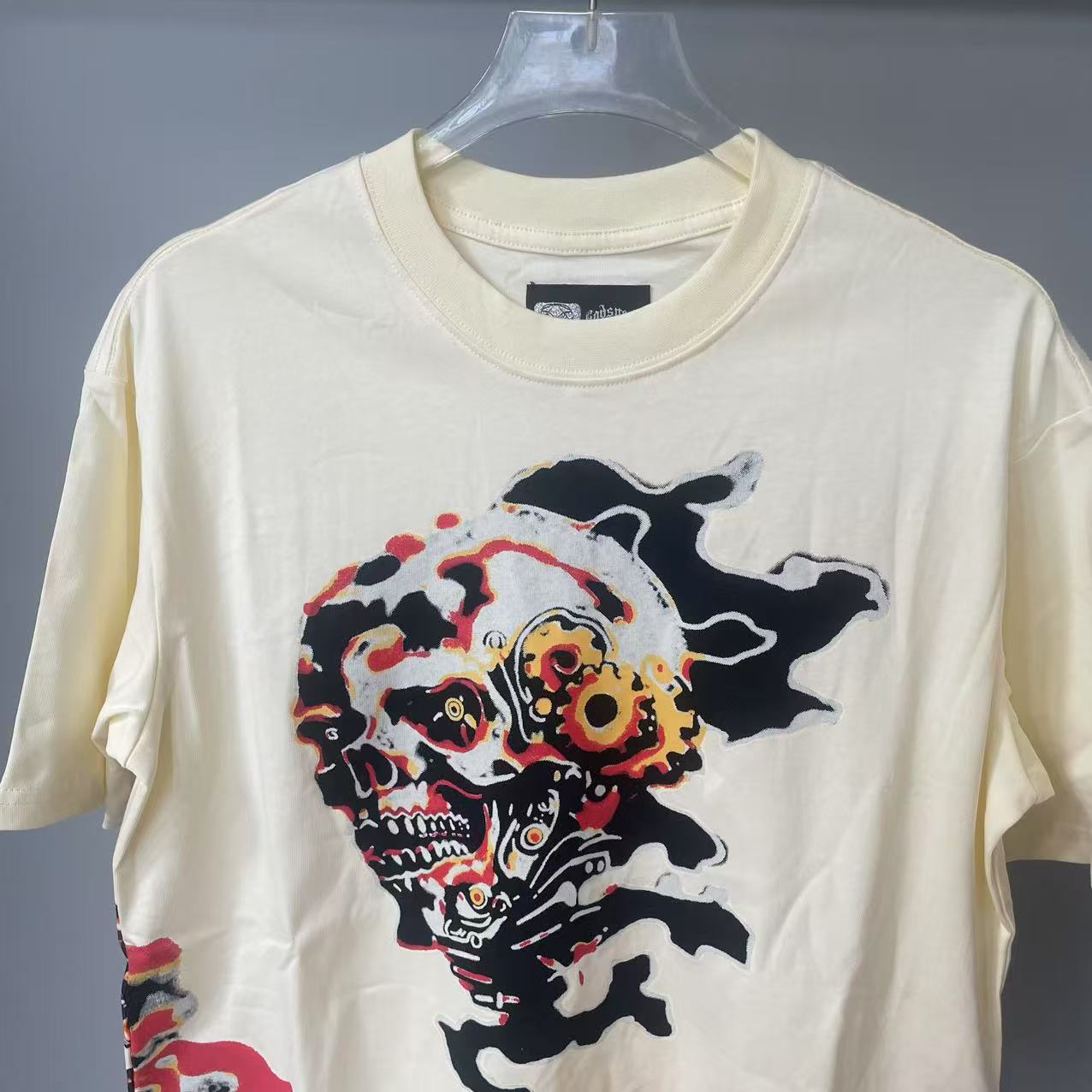 Godspeed Balaclava Szn Tee Bone/Red - DesignerGu