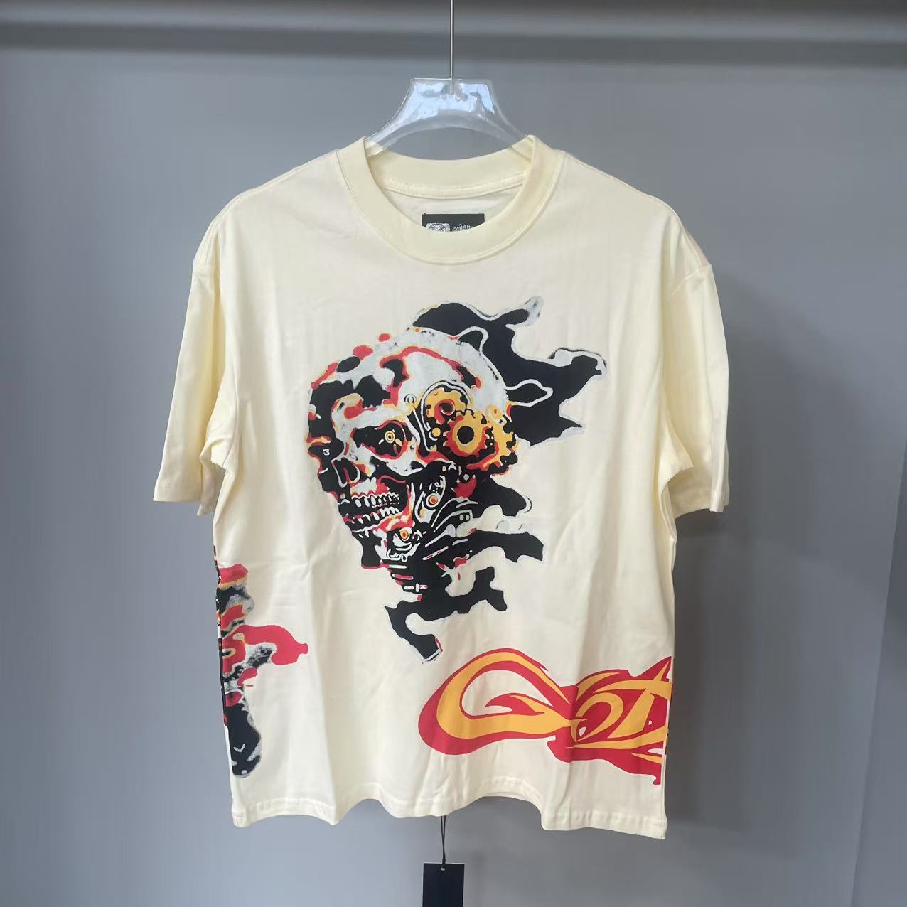 Godspeed Balaclava Szn Tee Bone/Red - DesignerGu