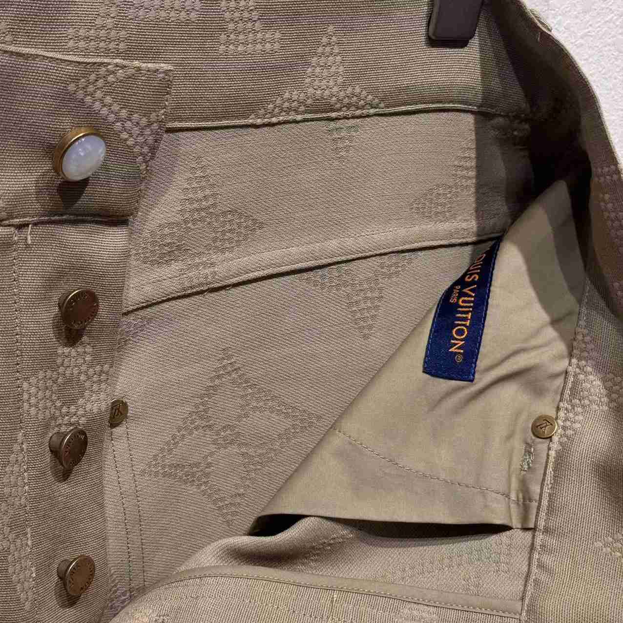 Louis Vuitton Monogram Embroidered Skate Pants     1AHBMA - DesignerGu