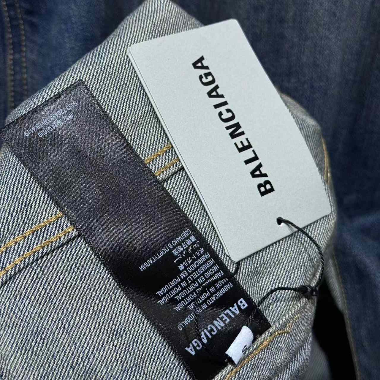 Balenciaga Cut-Up Tracksuit Jacket In Blue - DesignerGu