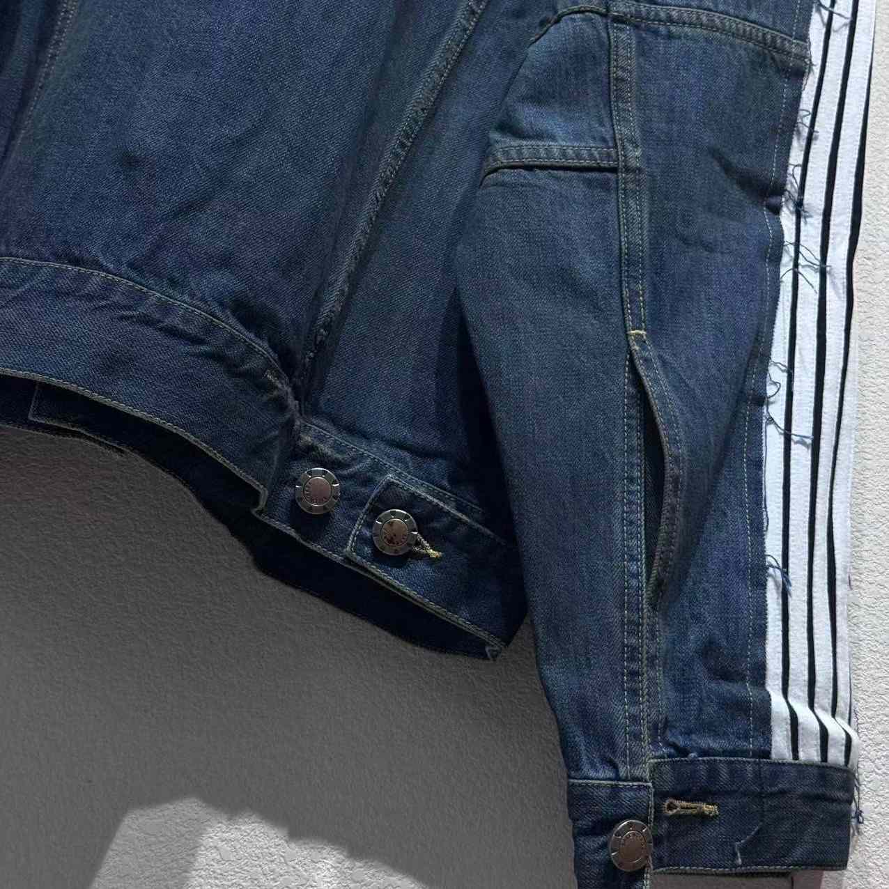 Balenciaga Cut-Up Tracksuit Jacket In Blue - DesignerGu