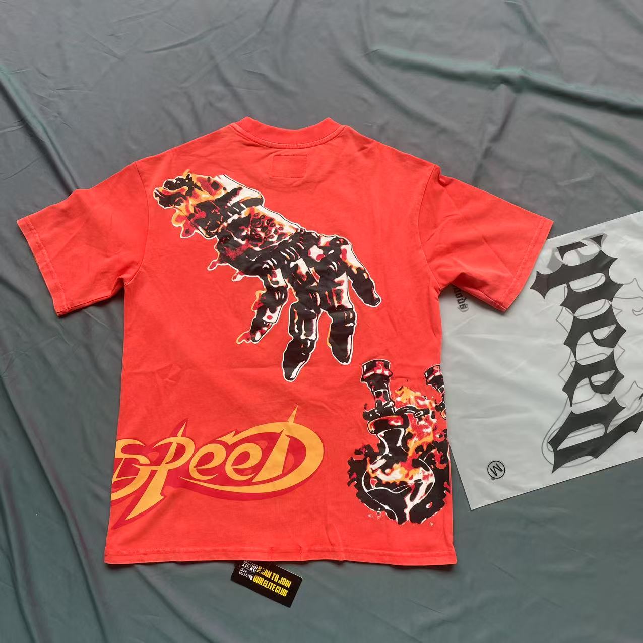 Godspeed 'P.Y.P' T-Shirt Red  - DesignerGu