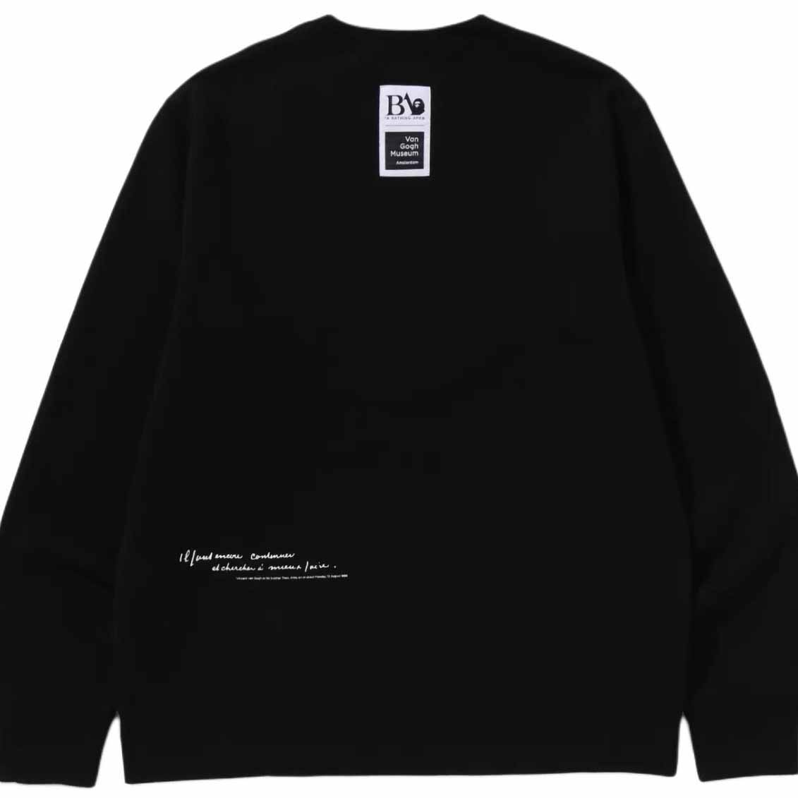 Bape x Van Gogh Museum College Crewneck Sweatshirt - DesignerGu