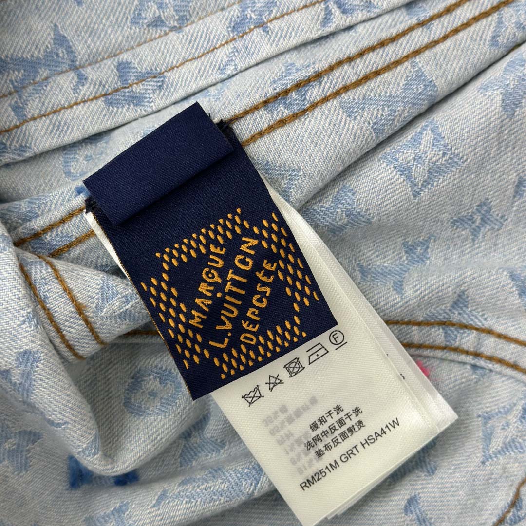Louis Vuitton Monogram Denim Jacket - DesignerGu