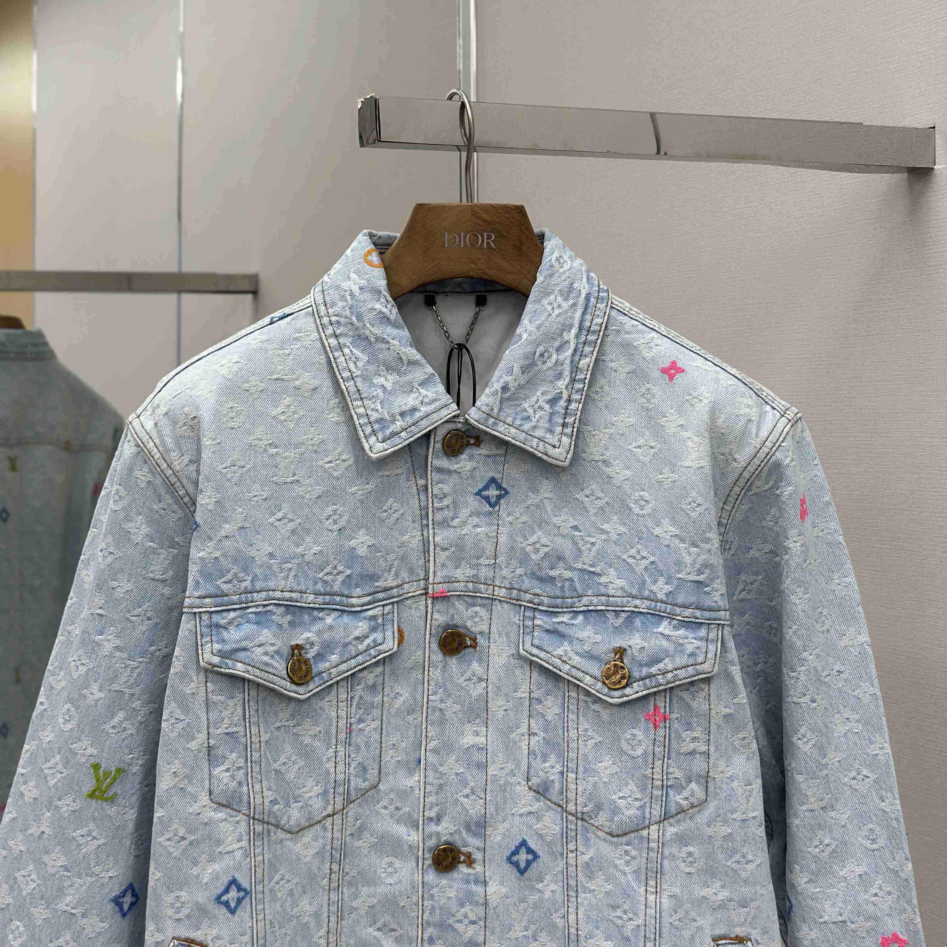 Louis Vuitton Monogram Denim Jacket - DesignerGu