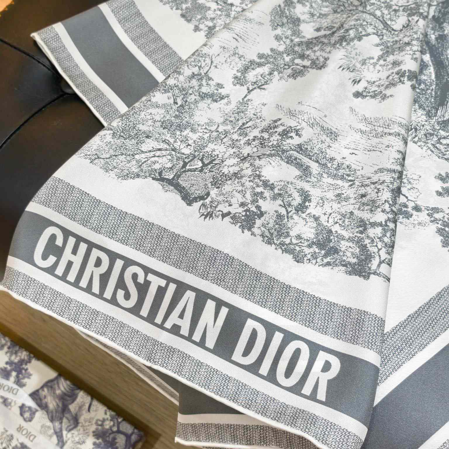 Dior Toile de Jouy Sauvage 90 Square Scarf  - DesignerGu