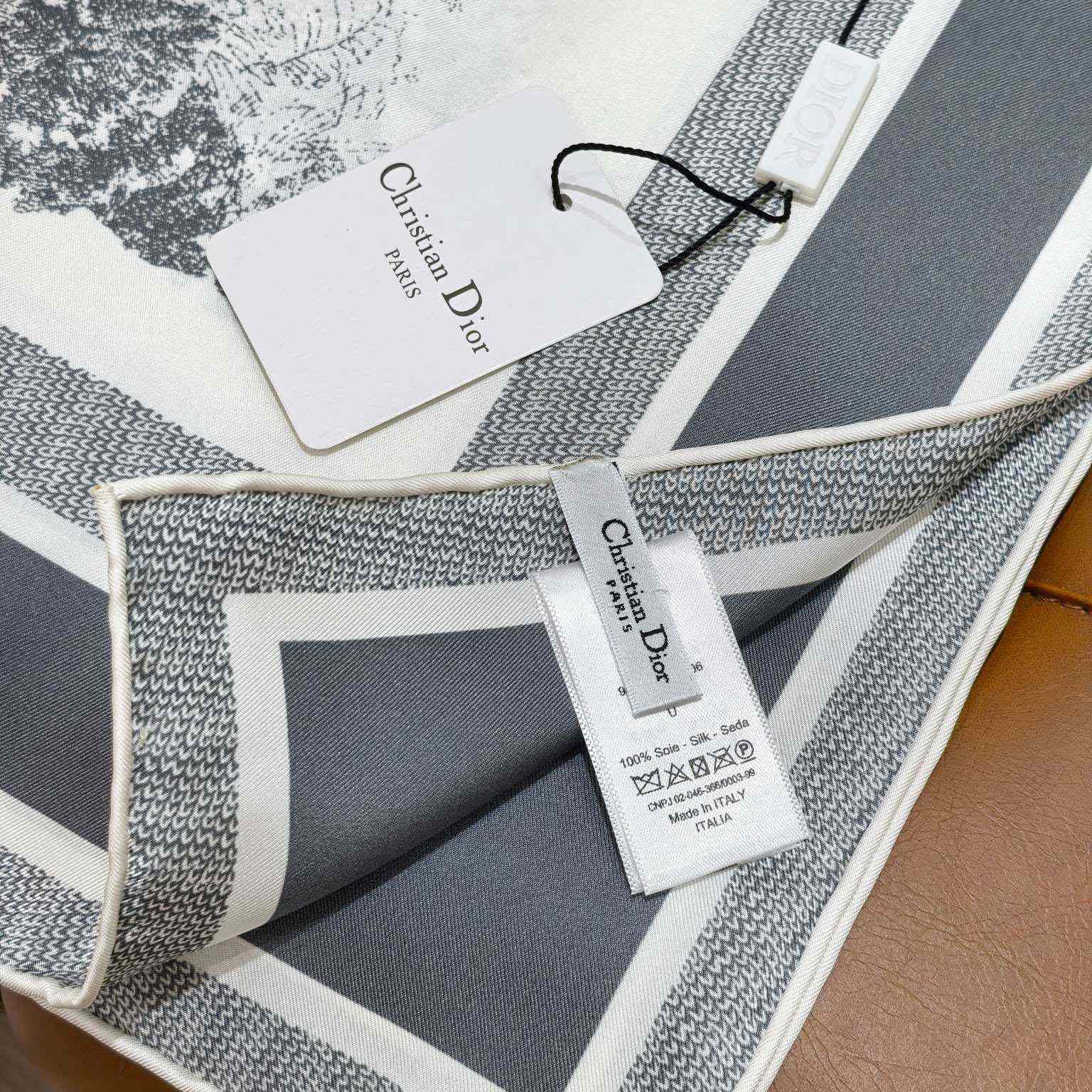 Dior Toile de Jouy Sauvage 90 Square Scarf  - DesignerGu