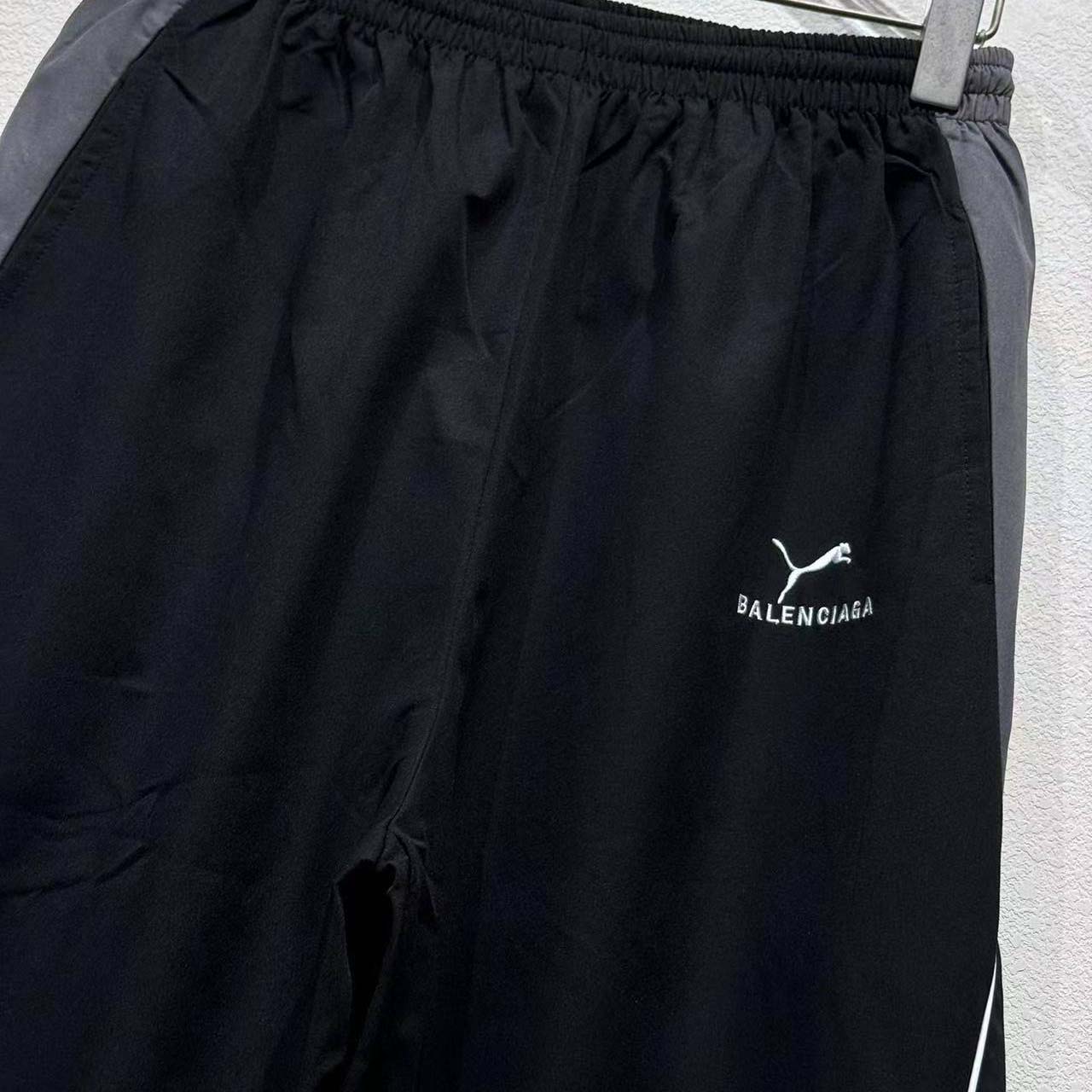 Balenciaga I PUMA Tracksuit Pants In Elephant Grey - DesignerGu