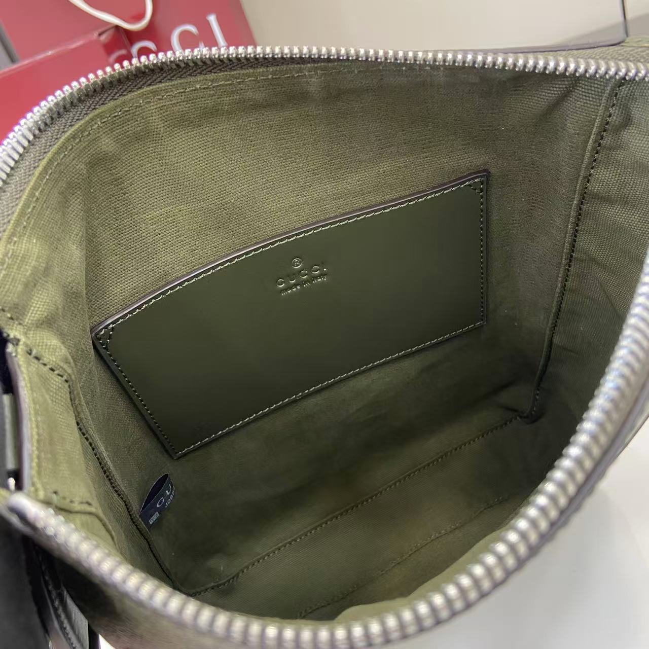 Gucci GG Monogram Small Messenger Bag - DesignerGu
