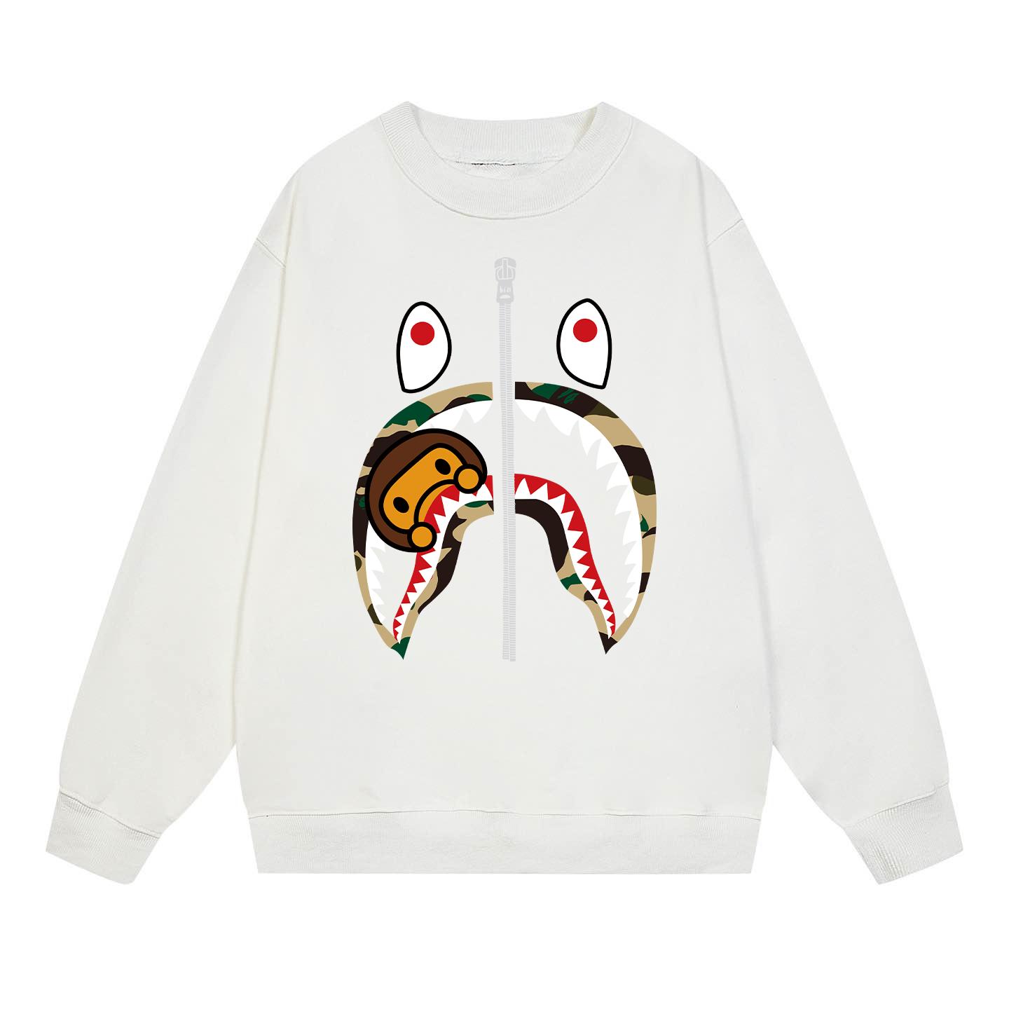 Bape ABC Camo Shark L/S Tee - DesignerGu