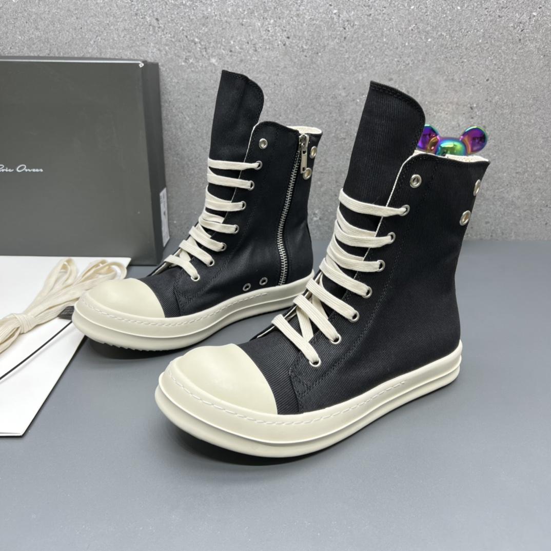 Rick Owens High Top Sneakers - DesignerGu