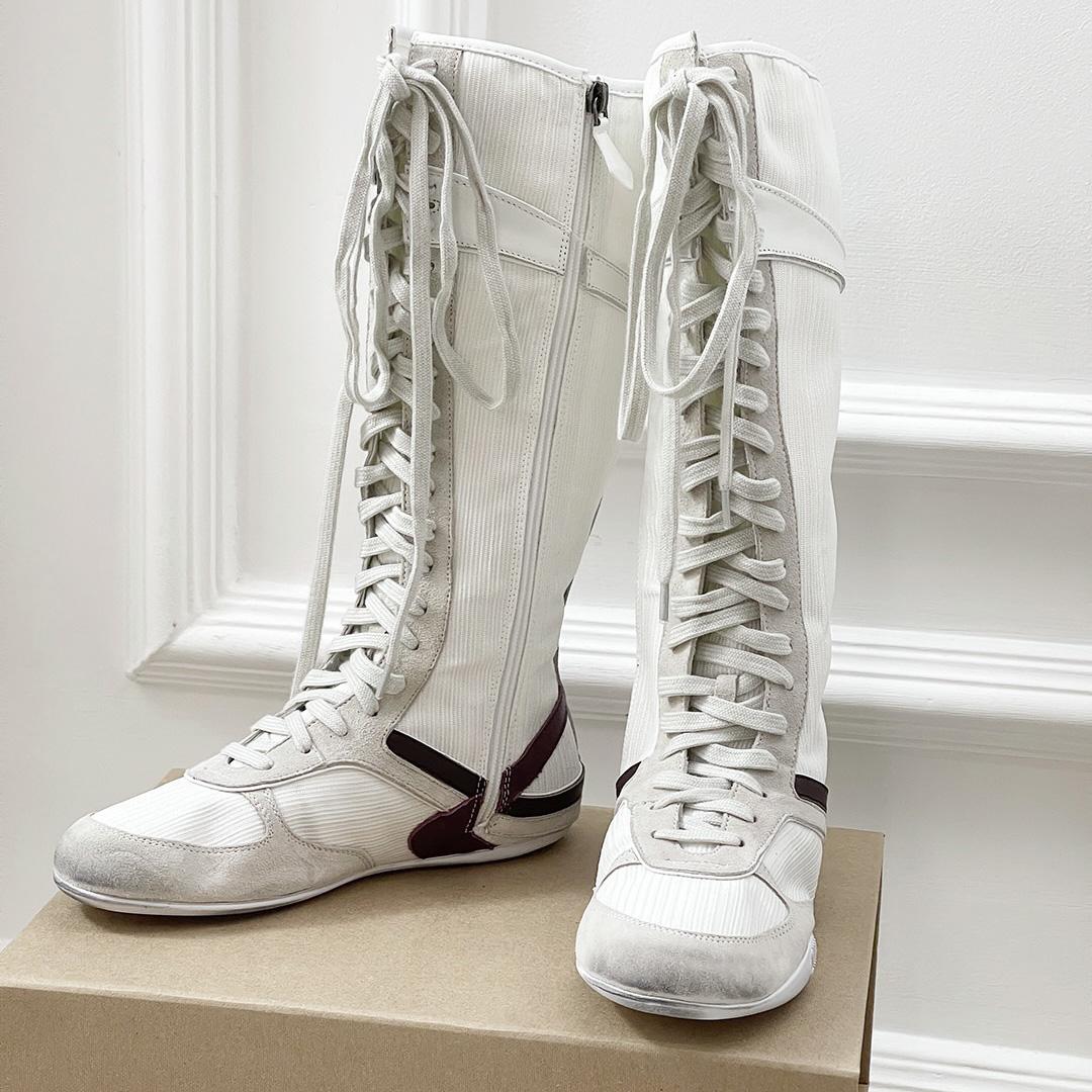 Miu Miu Panelled Boots - DesignerGu