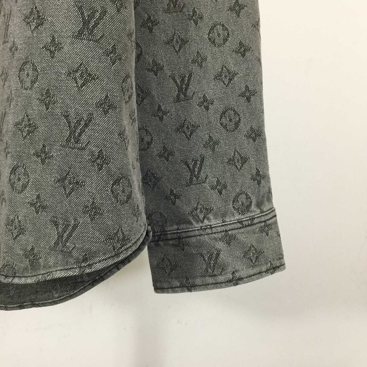 Louis Vuitton Monogram Denim Shirt    - DesignerGu