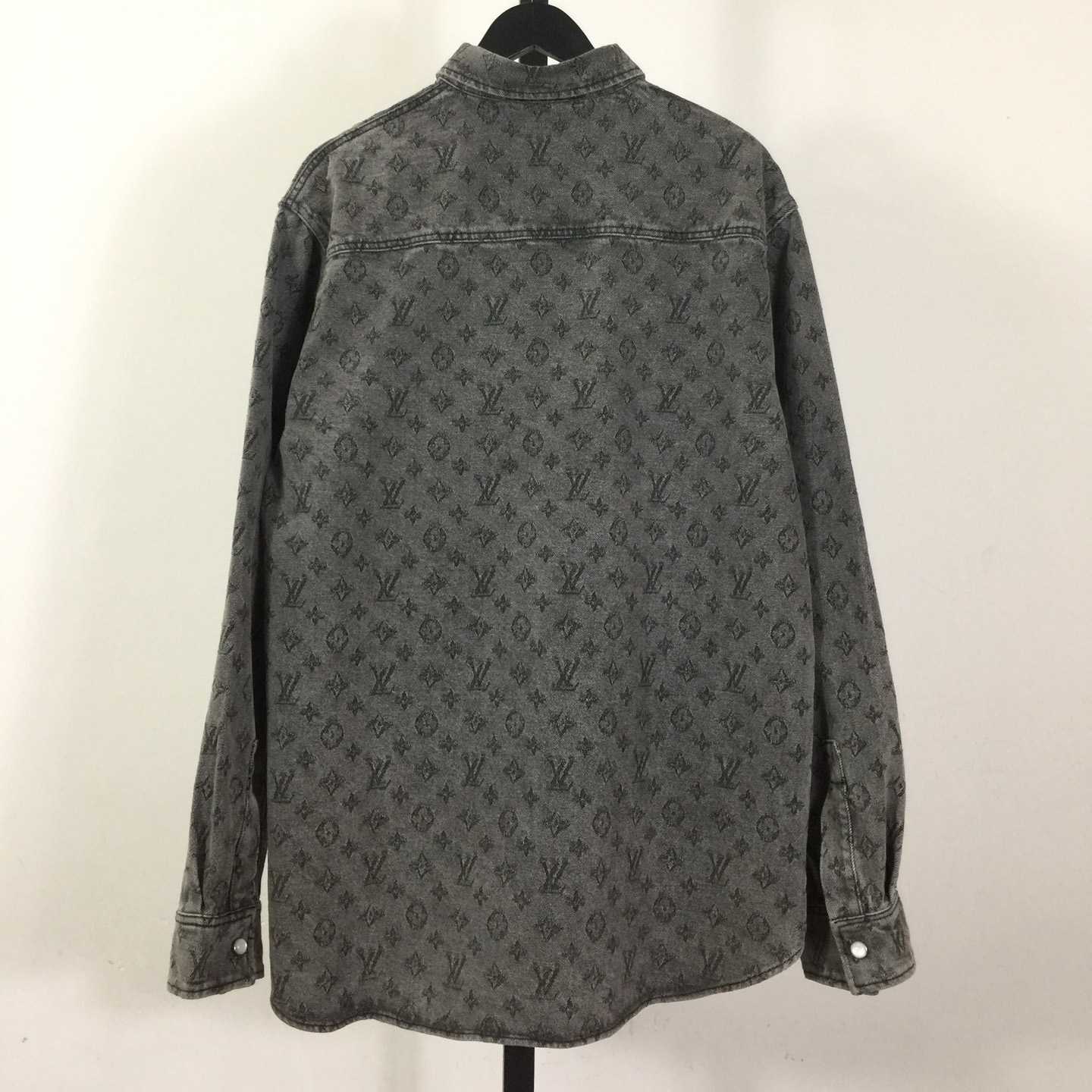 Louis Vuitton Monogram Denim Shirt    - DesignerGu