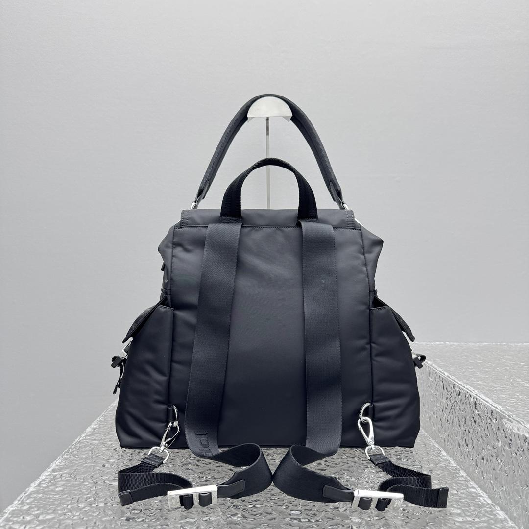 Prada Explore Re-Nylon And Leather Backpack - DesignerGu