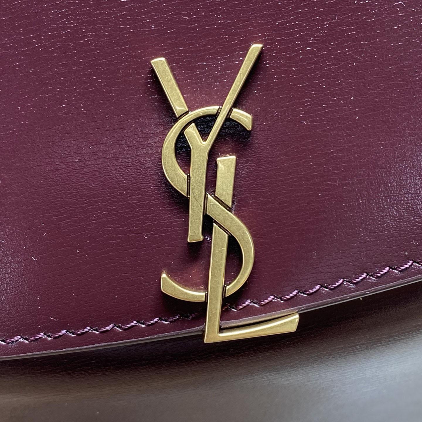 Saint Laurent Mini Voltaire Top Handle Bag In Patent Leather - DesignerGu