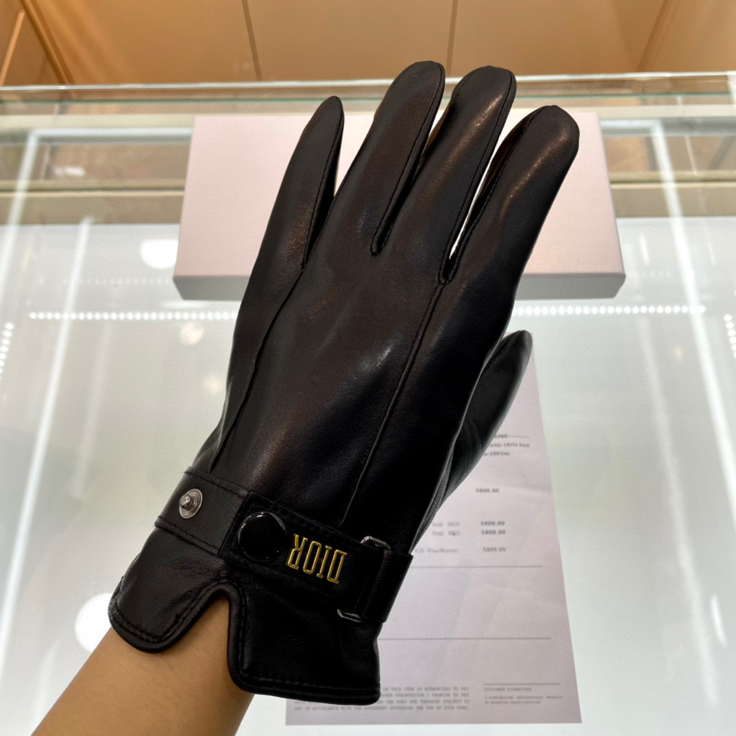 Dior Men's Gloves  - DesignerGu
