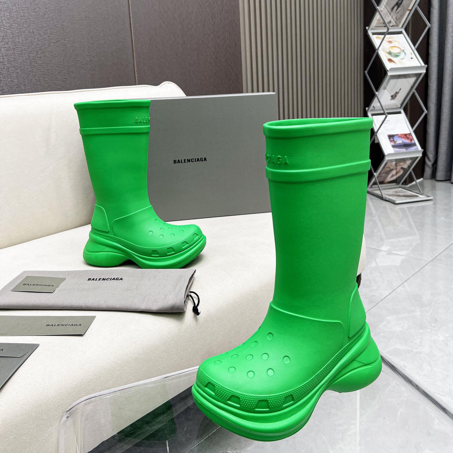 Balenciaga Crocs™ Boot In Rubber - DesignerGu