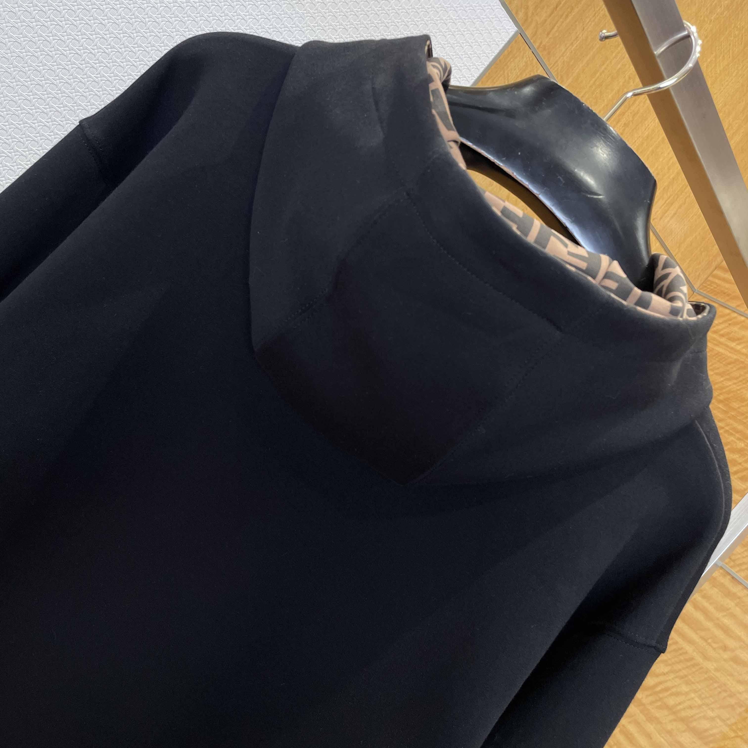 Fendi Black Cotton Sweatshirt - DesignerGu