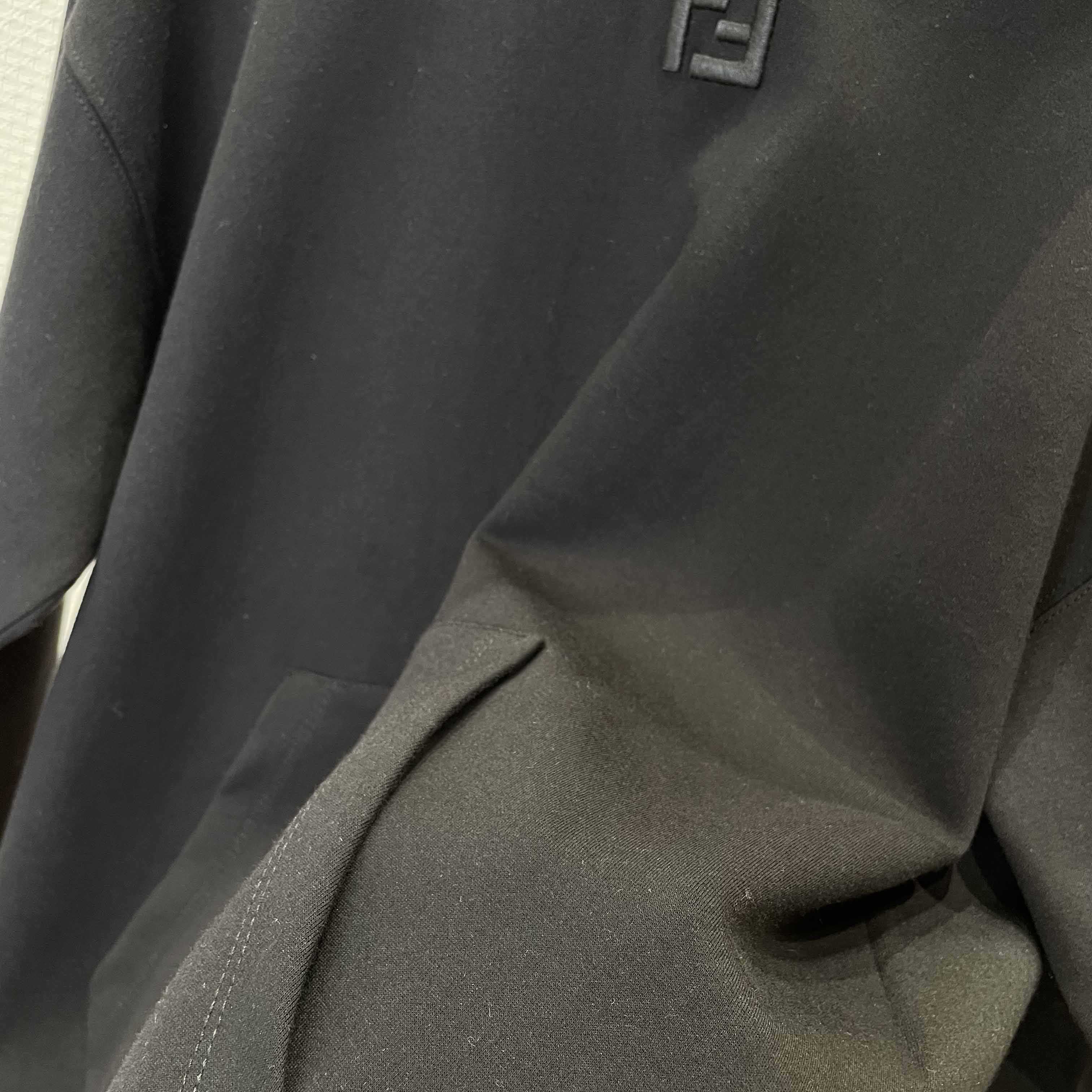 Fendi Black Cotton Sweatshirt - DesignerGu