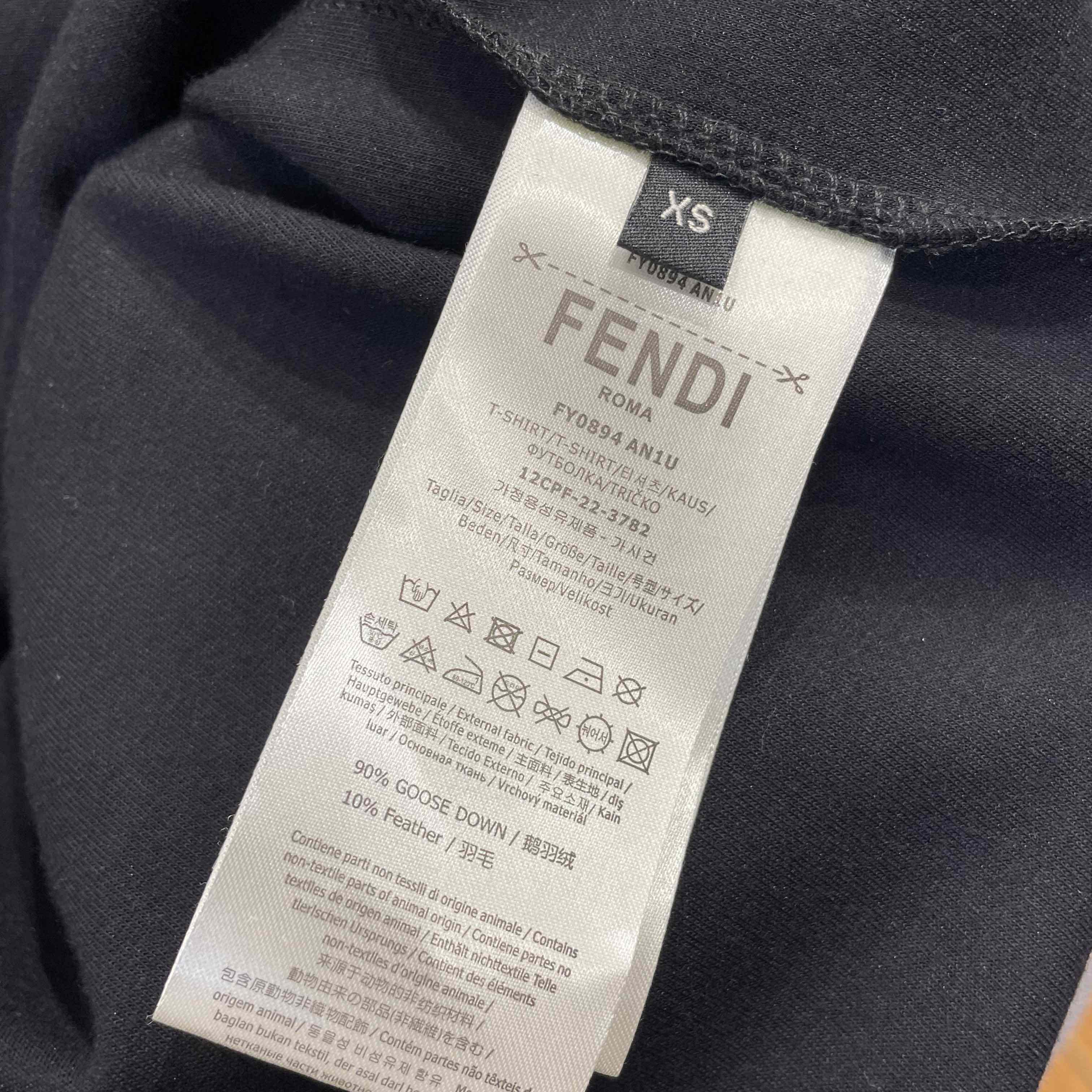 Fendi Black Cotton Sweatshirt - DesignerGu
